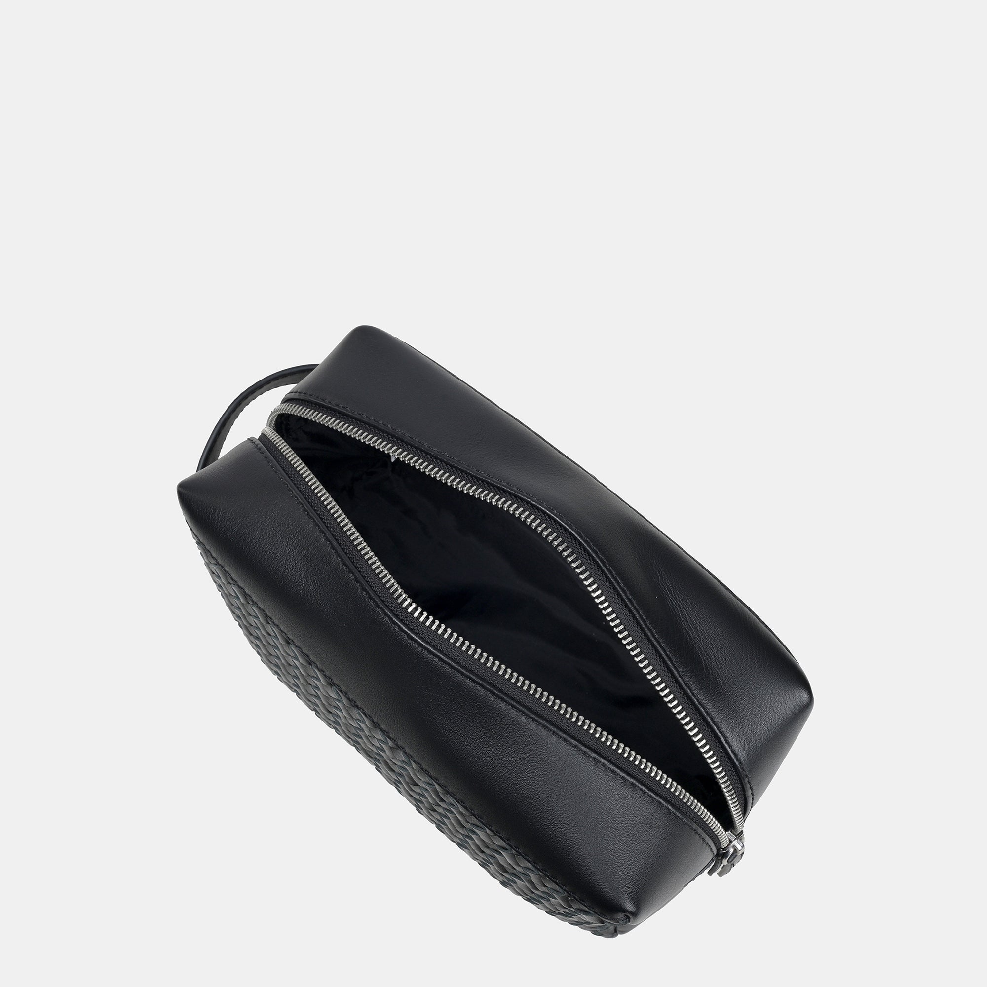 Enzo Woven Wash Bag#Color_Black