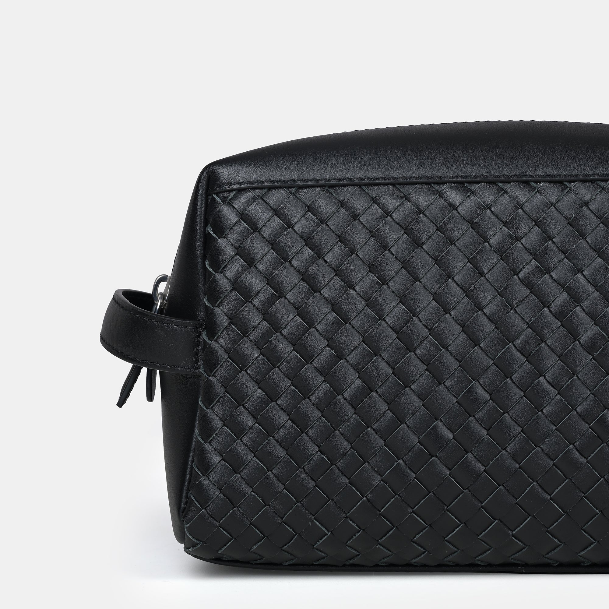 Enzo Woven Wash Bag#Color_Black