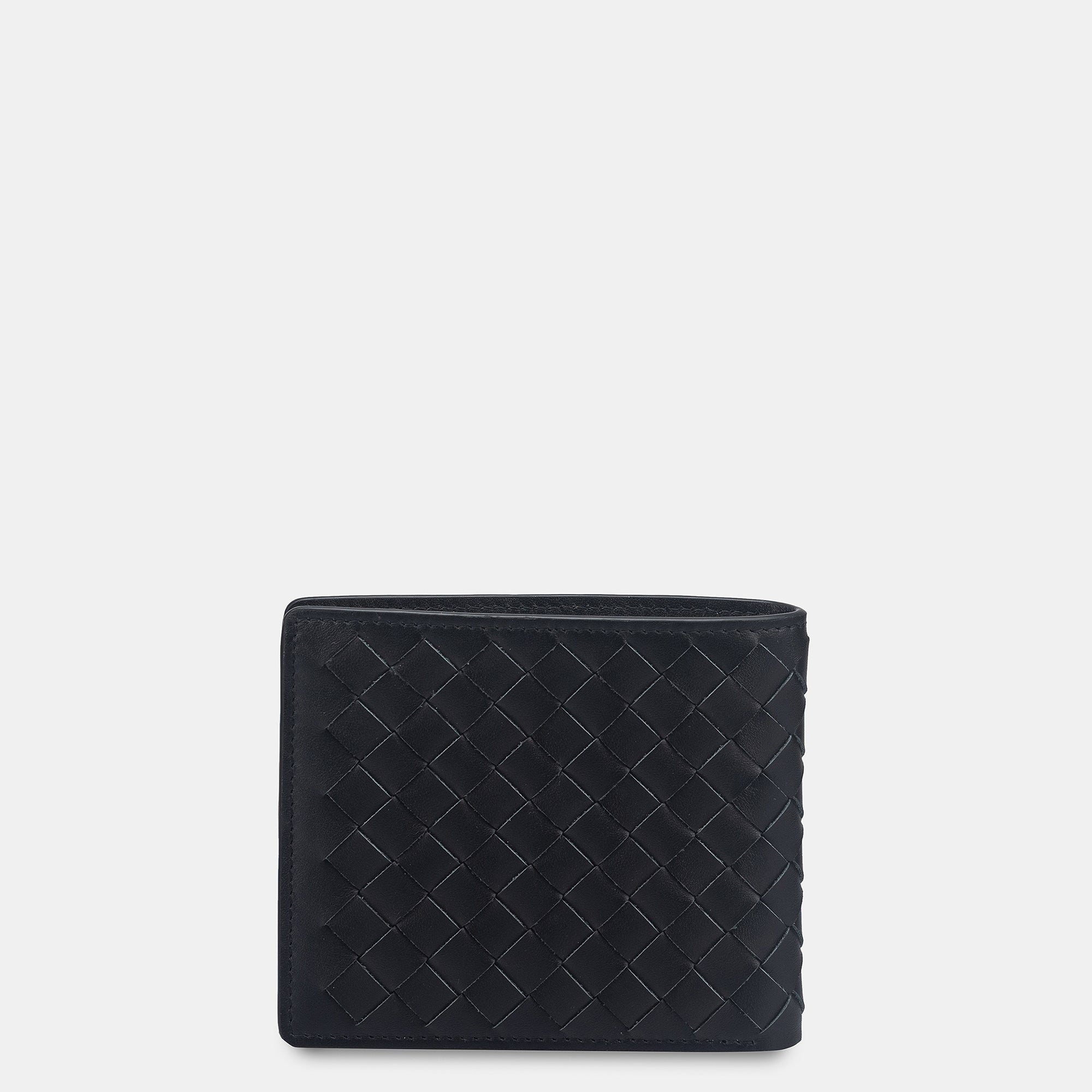 Enzo Woven Bifold Wallet 8cc#Color_Black