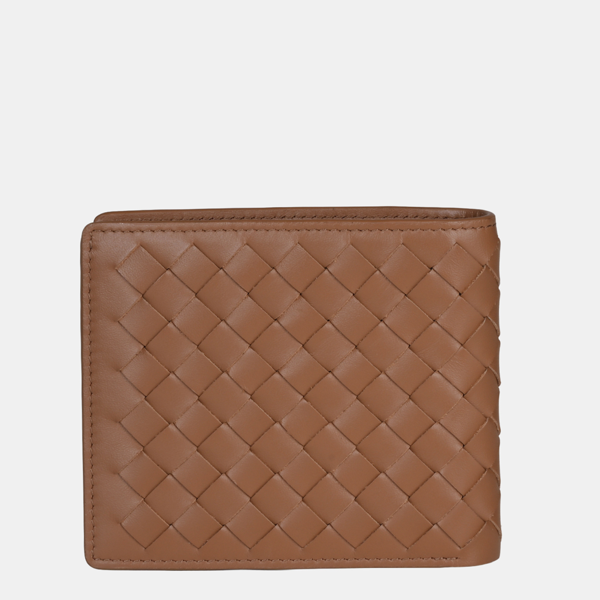 Enzo Woven Bifold Wallet 8cc#Color_Tan