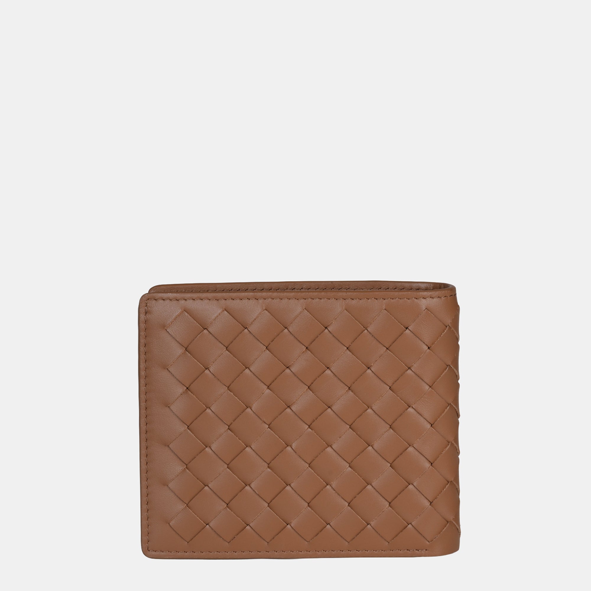 Enzo Woven Bifold Wallet 8cc#Color_Tan
