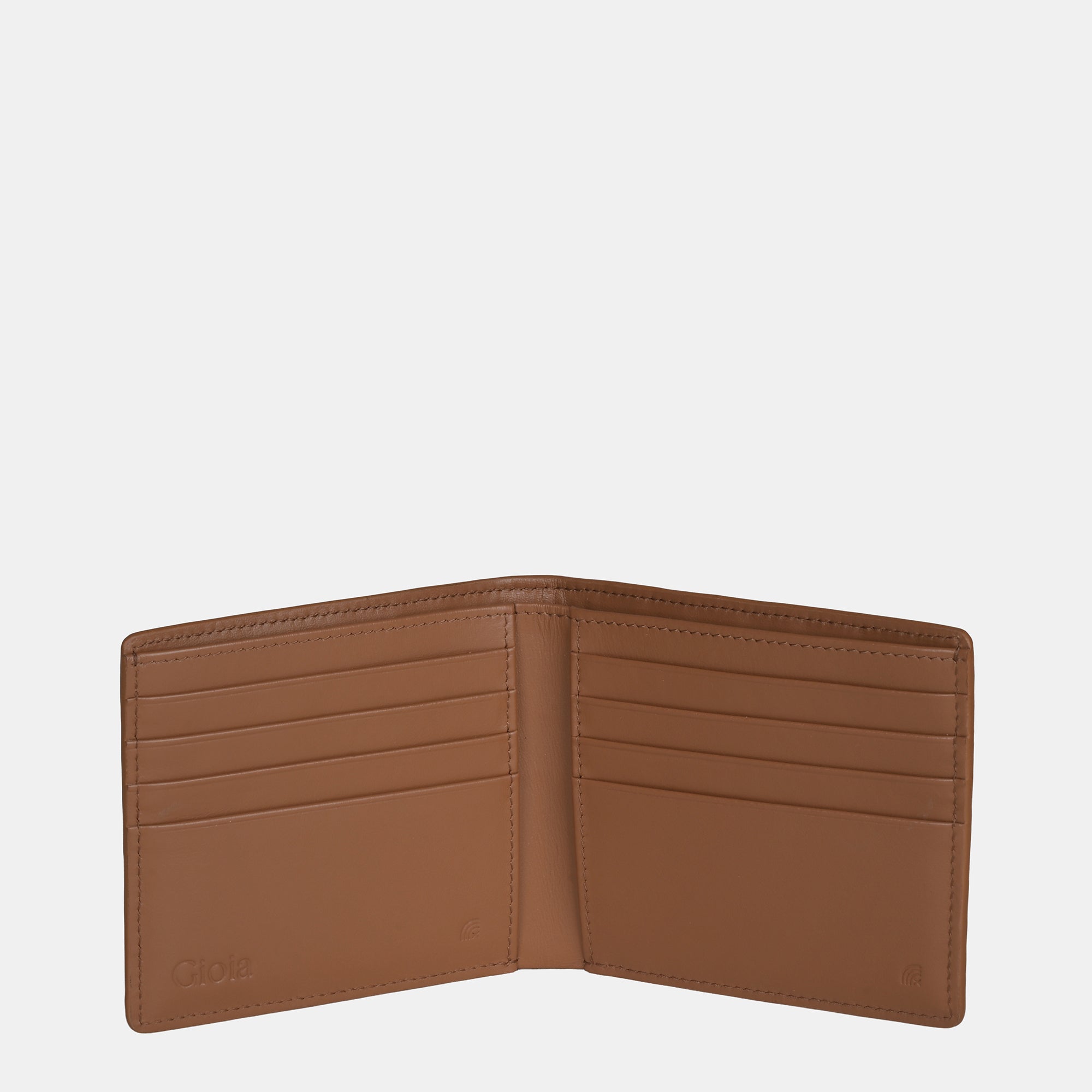 Enzo Woven Bifold Wallet 8cc#Color_Tan