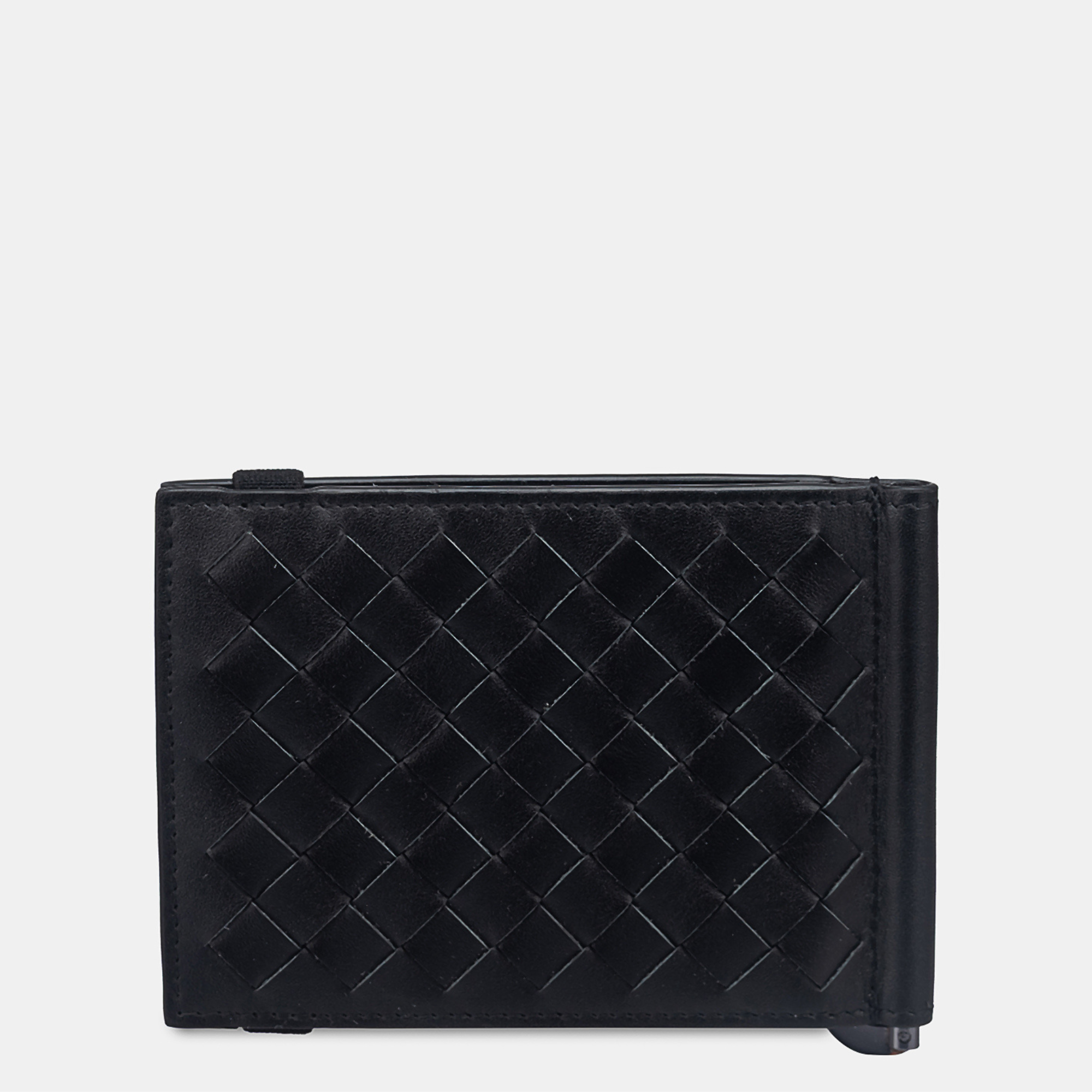Enzo Woven Money Clip Wallet 6cc#Color_Black
