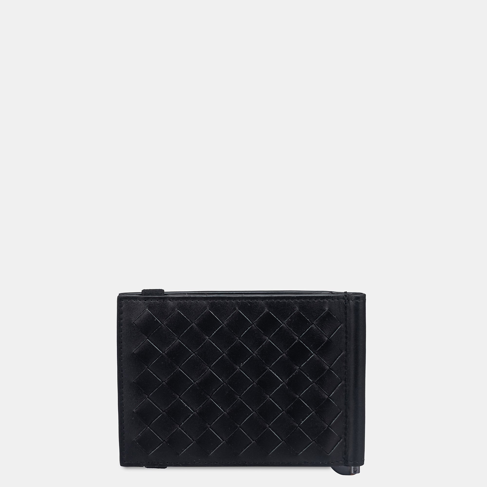 Enzo Woven Money Clip Wallet 6cc#Color_Black