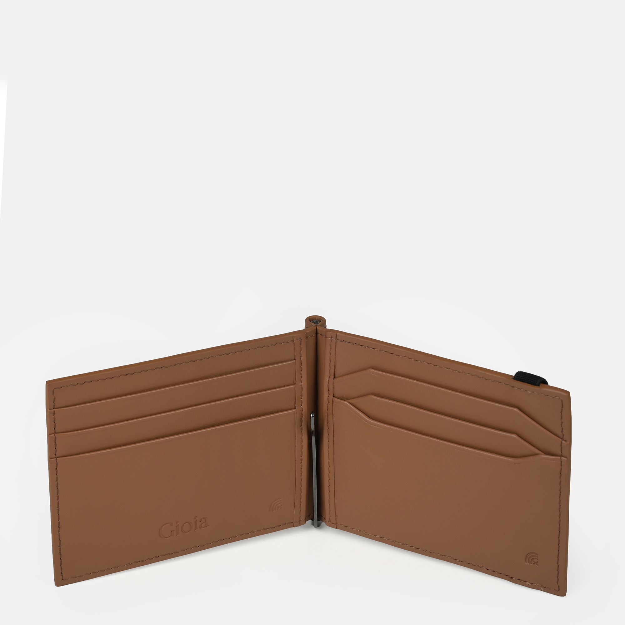 Enzo Woven Money Clip Wallet 6cc#Color_Tan
