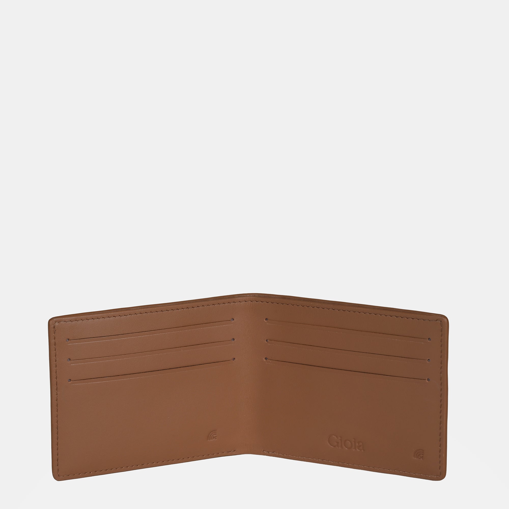 Enzo Woven Mini Bifold Wallet 6cc#Color_Tan