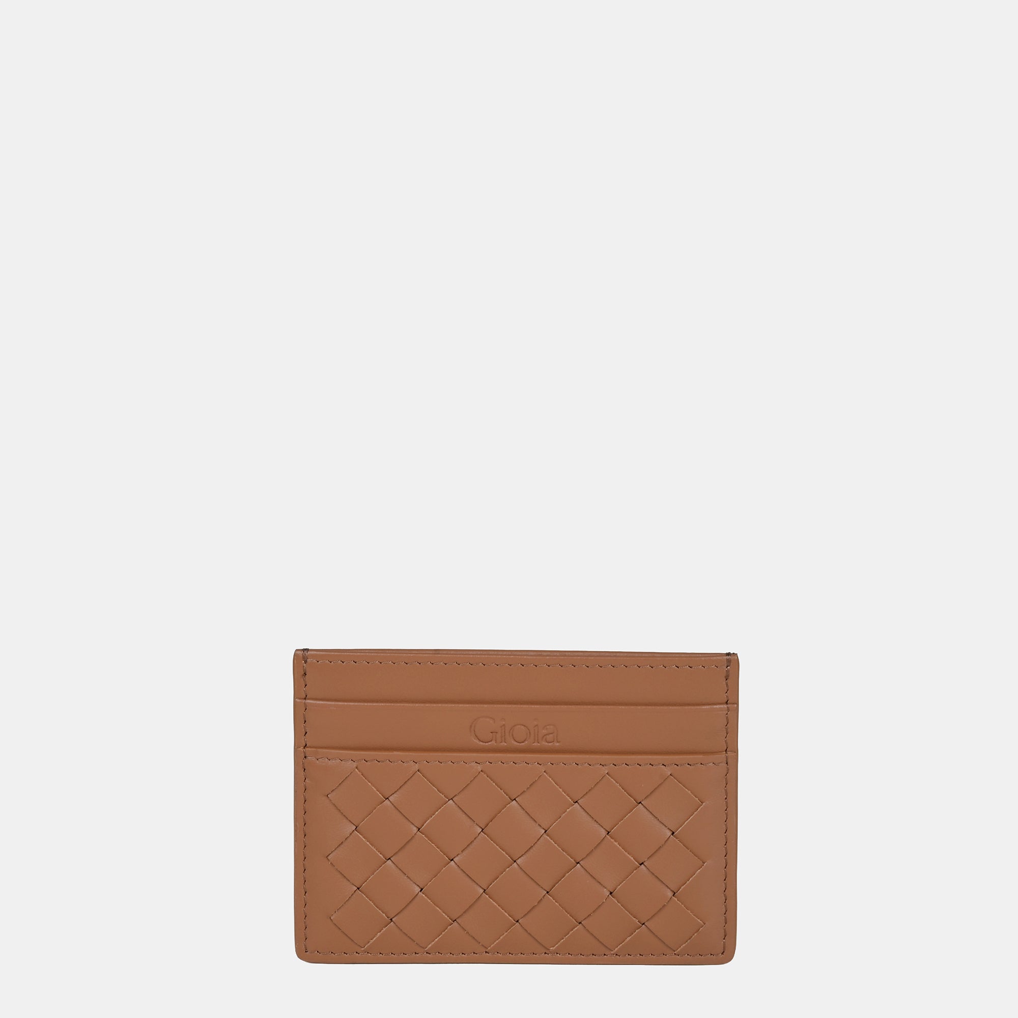 Enzo Woven Cardholder#Color_Tan