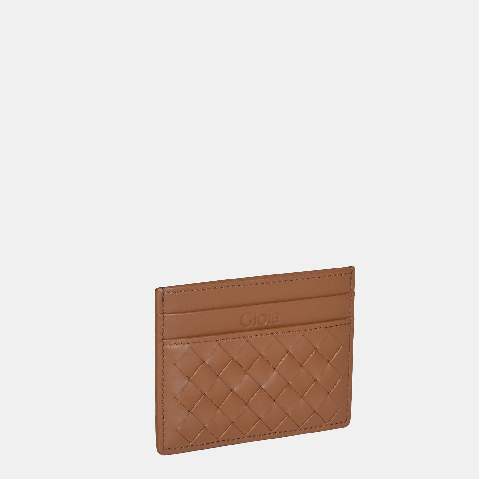 Enzo Woven Cardholder#Color_Tan