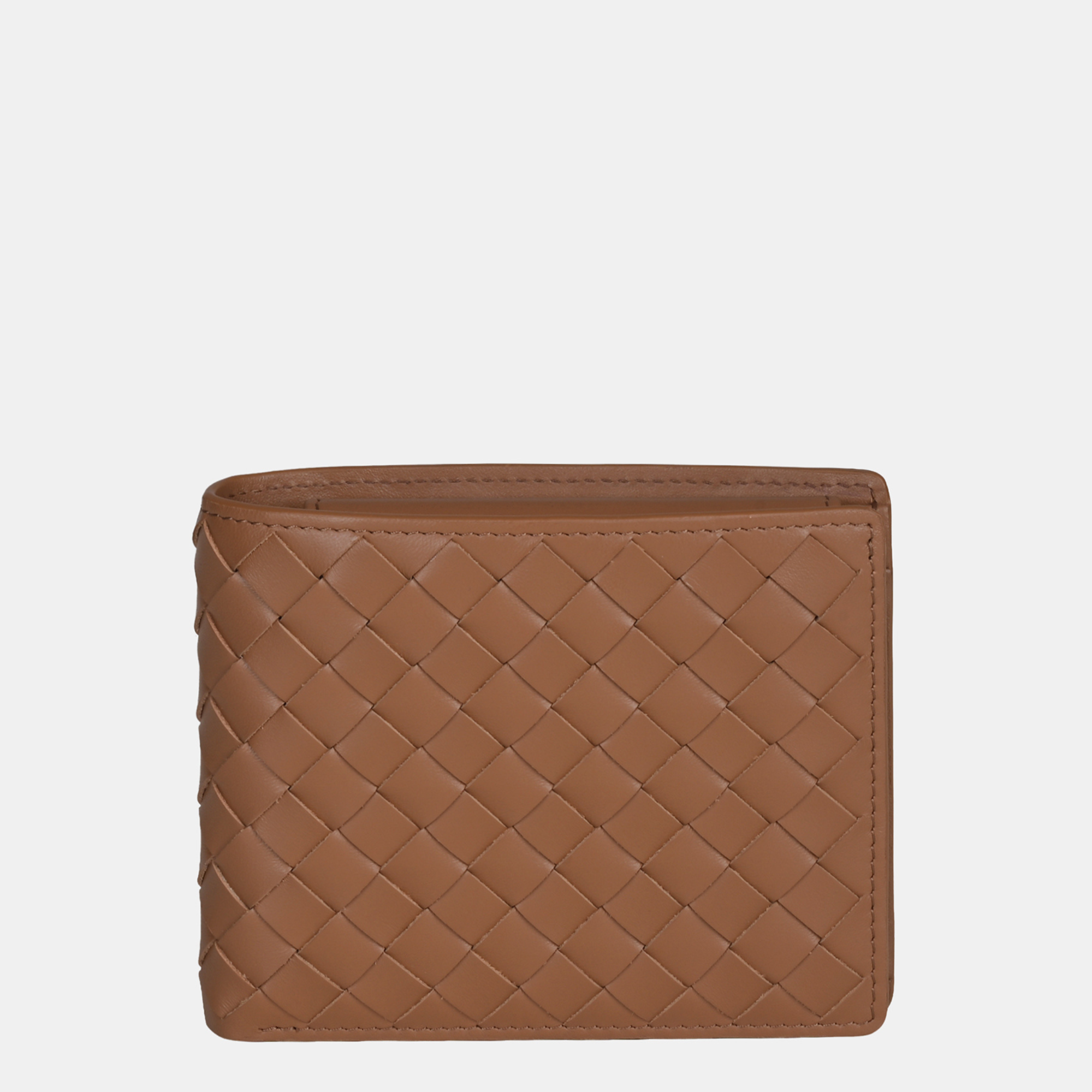 Enzo Woven Bifold Wallet with Coin Case 3cc#Color_Tan