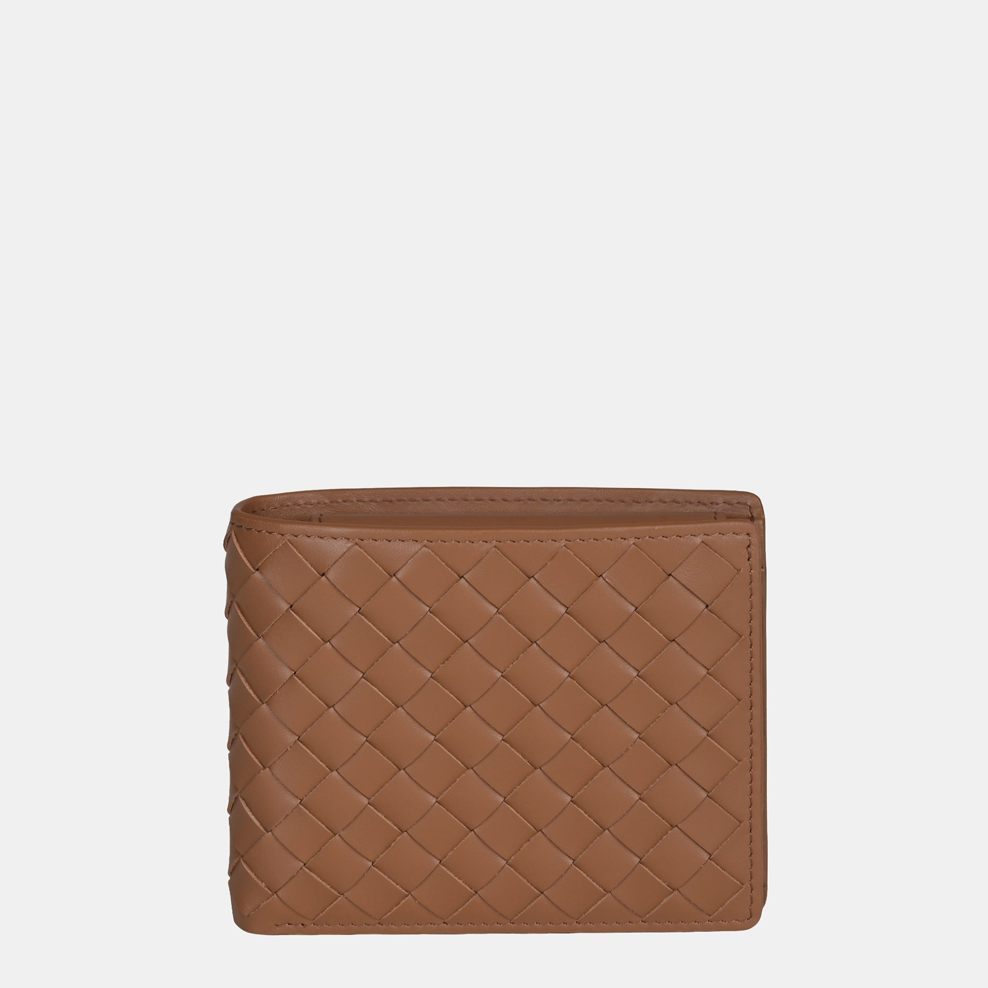 Enzo Woven Bifold Wallet with Coin Case 3cc#Color_Tan