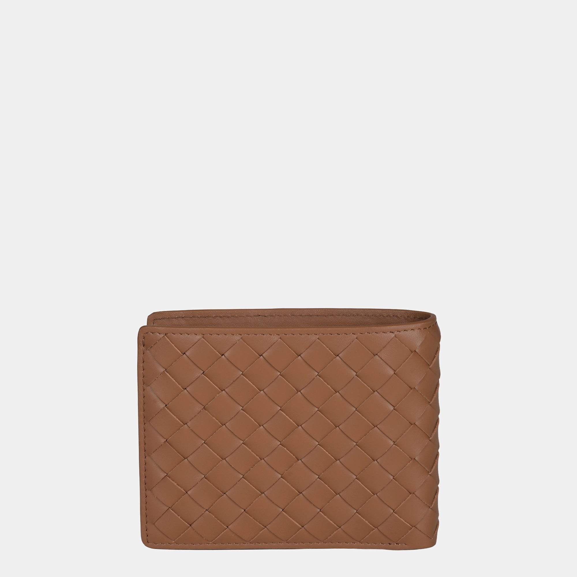 Enzo Woven Bifold Wallet with Coin Case 3cc#Color_Tan