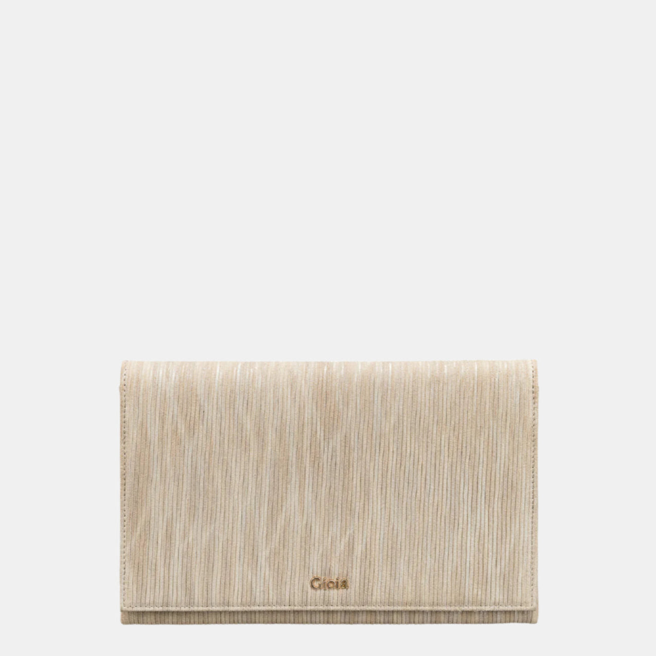 Estoril Flapover Clutch#Color_Beige