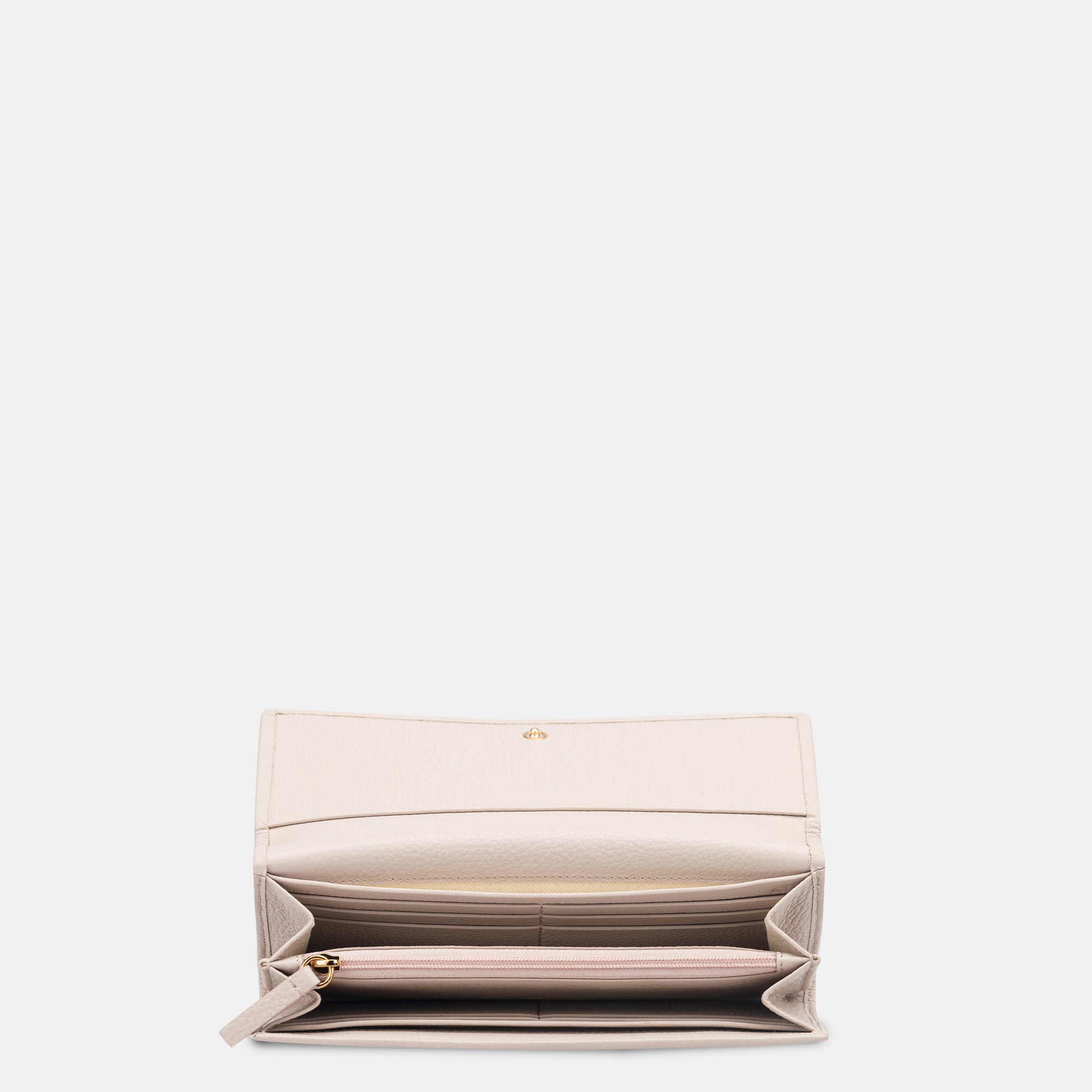 Eva Flapover Clutch#Color_Cream
