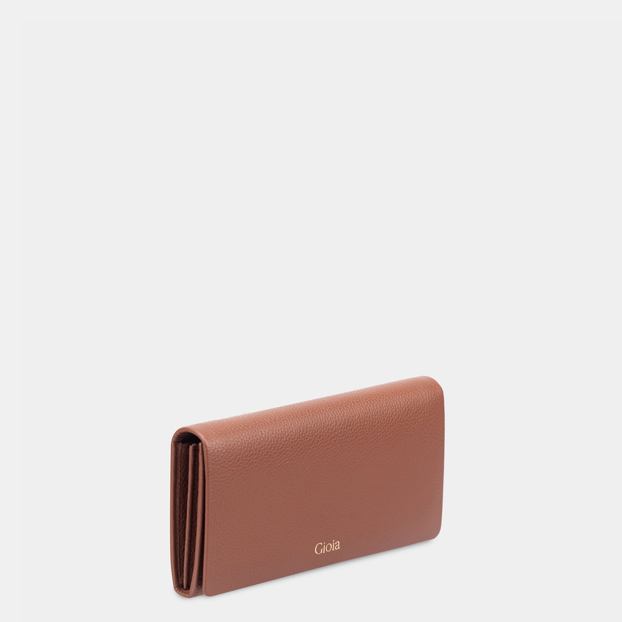 Eva Flapover Clutch#Color_Tan