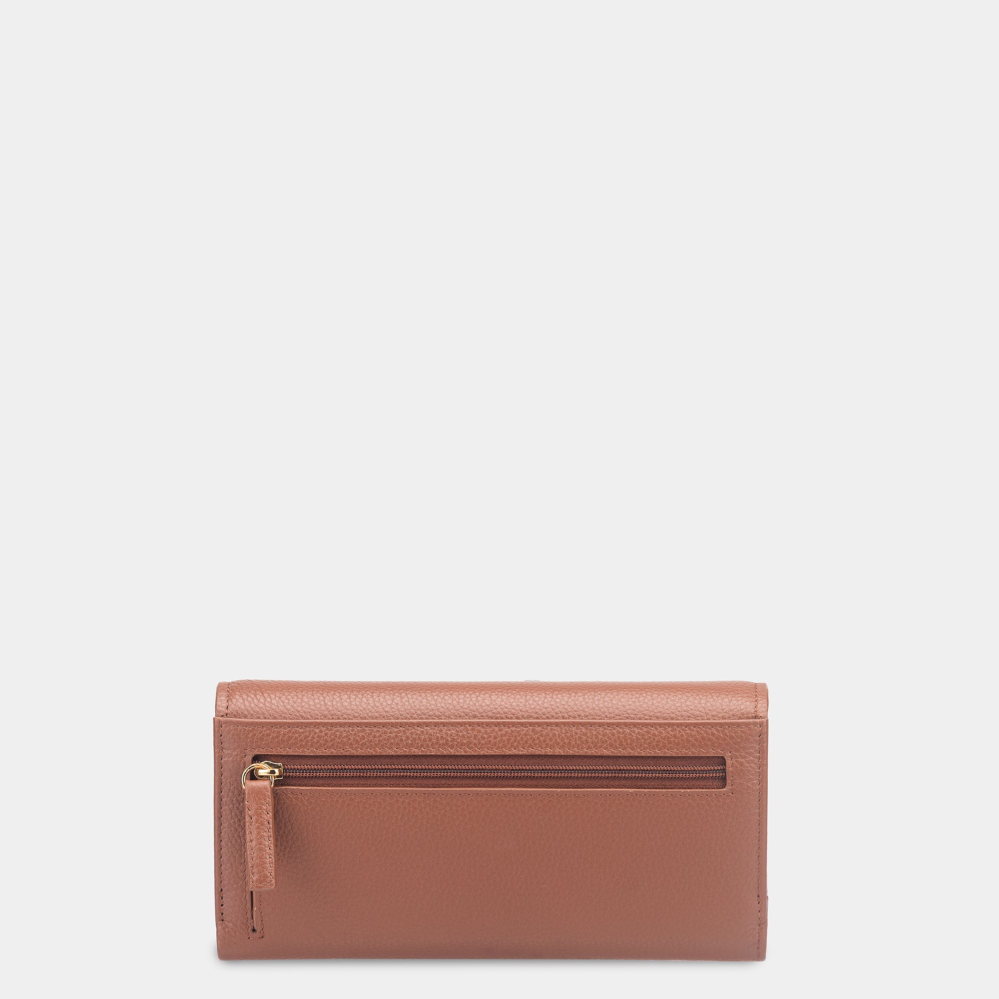 Eva Multiple Compartment Flapover Clutch#Color_Tan
