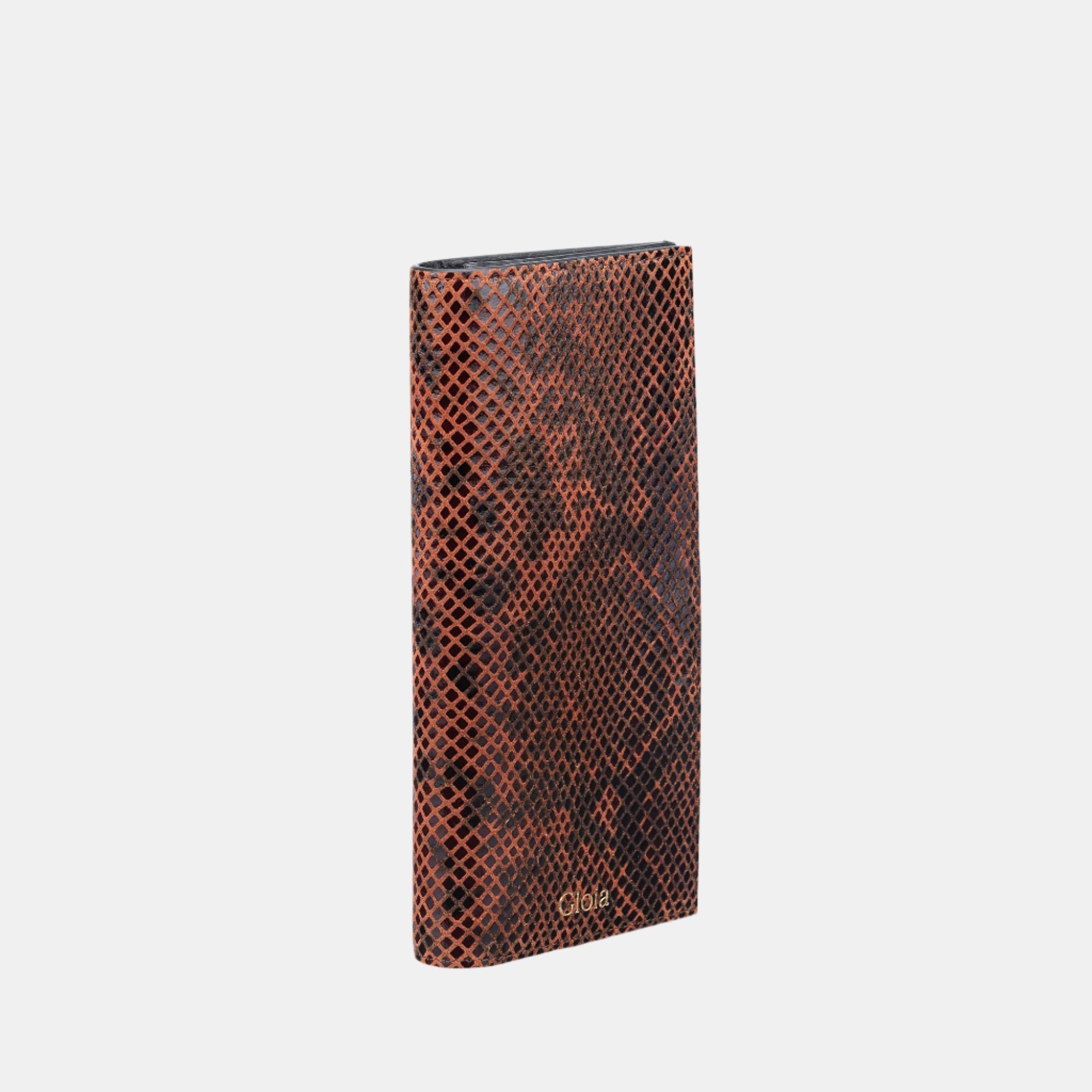 Faux Python Slim Wallet#Color_Tan