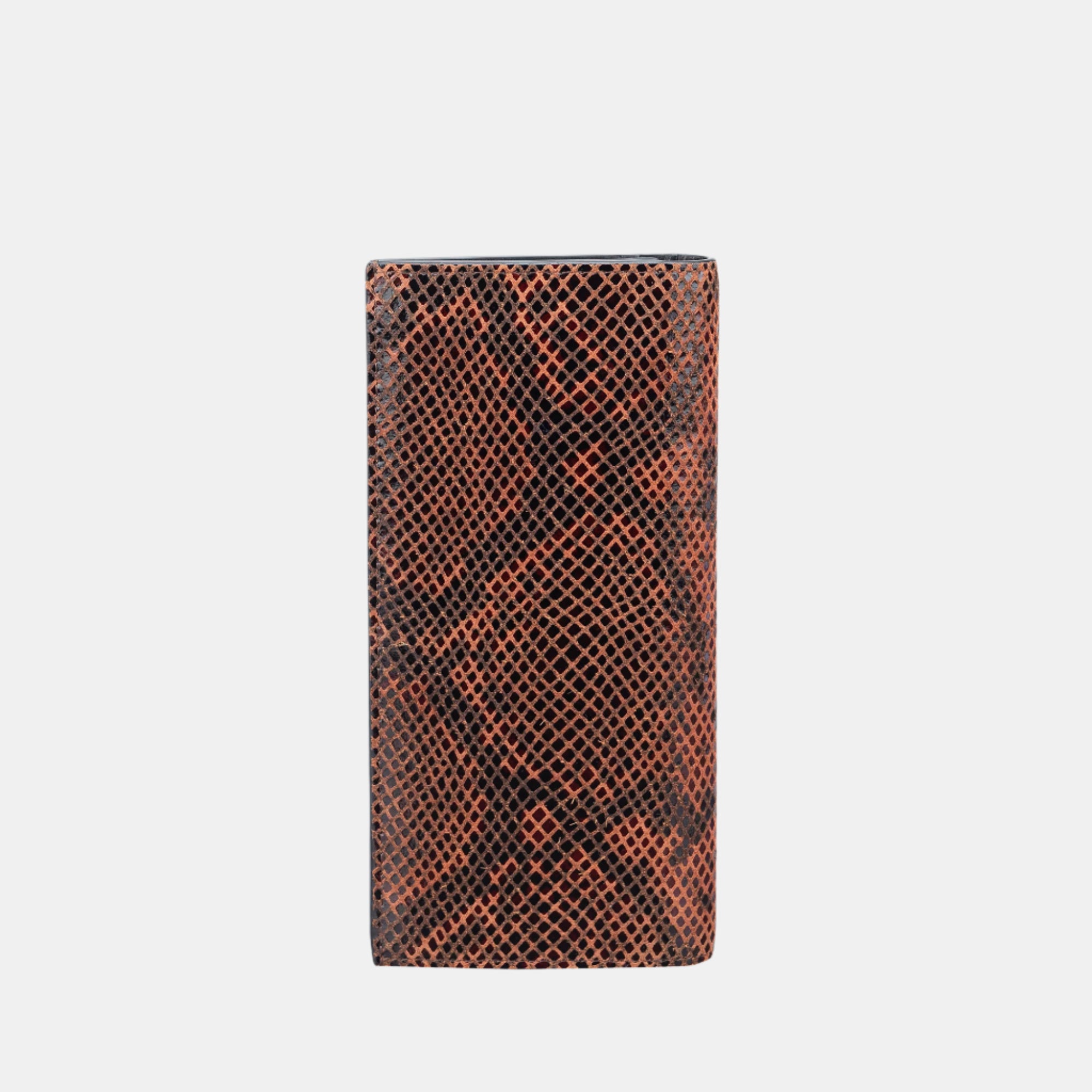 Faux Python Slim Wallet#Color_Tan