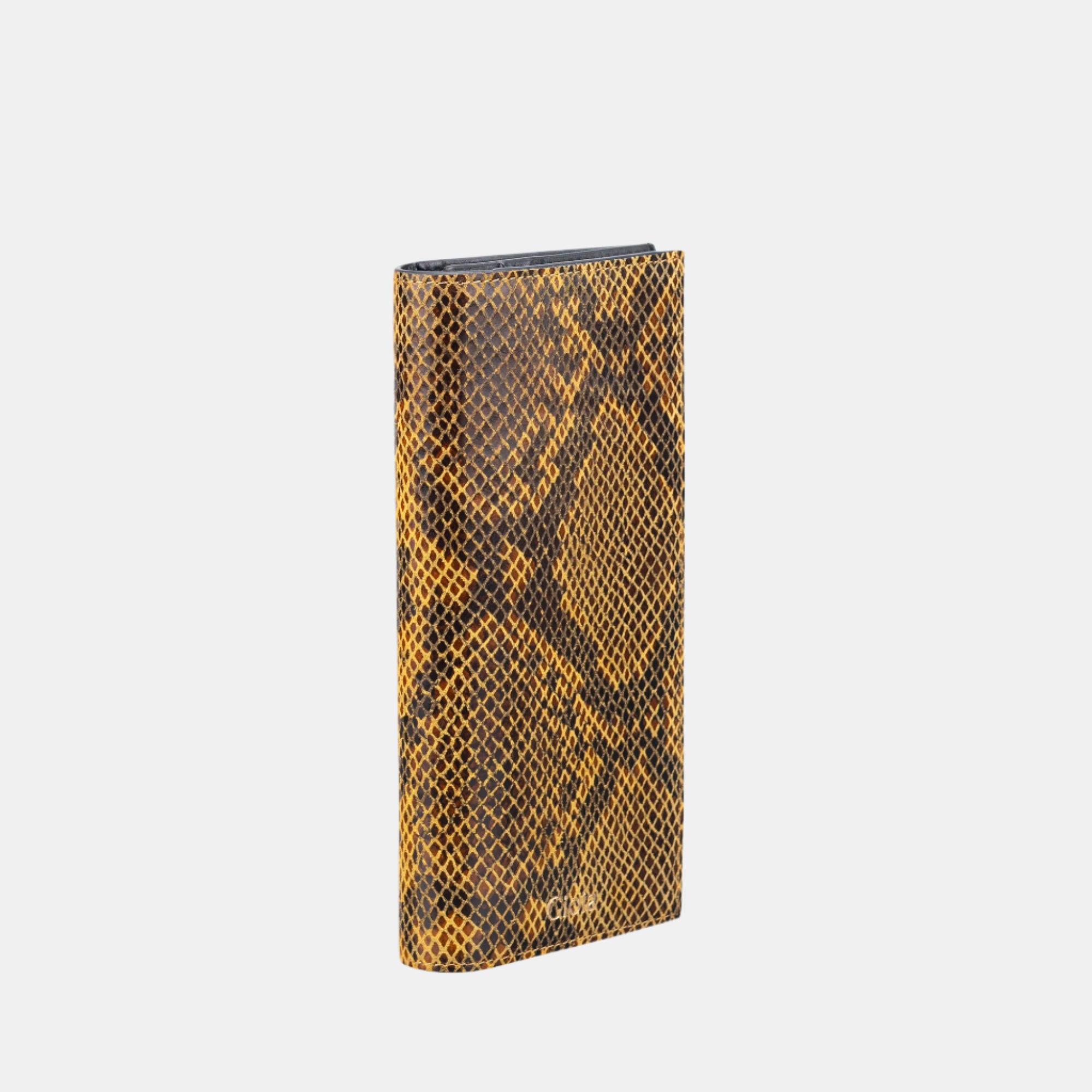 Faux Python Slim Wallet#Color_Yellow