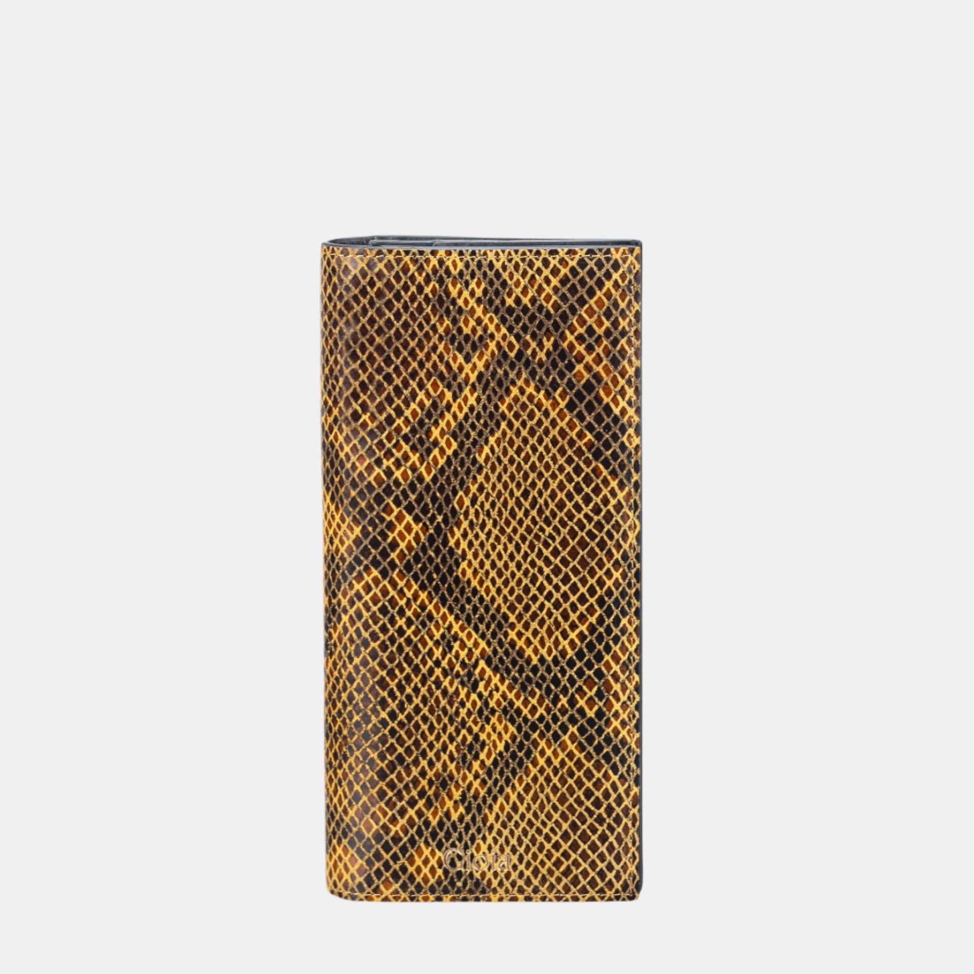 Faux Python Slim Wallet#Color_Yellow