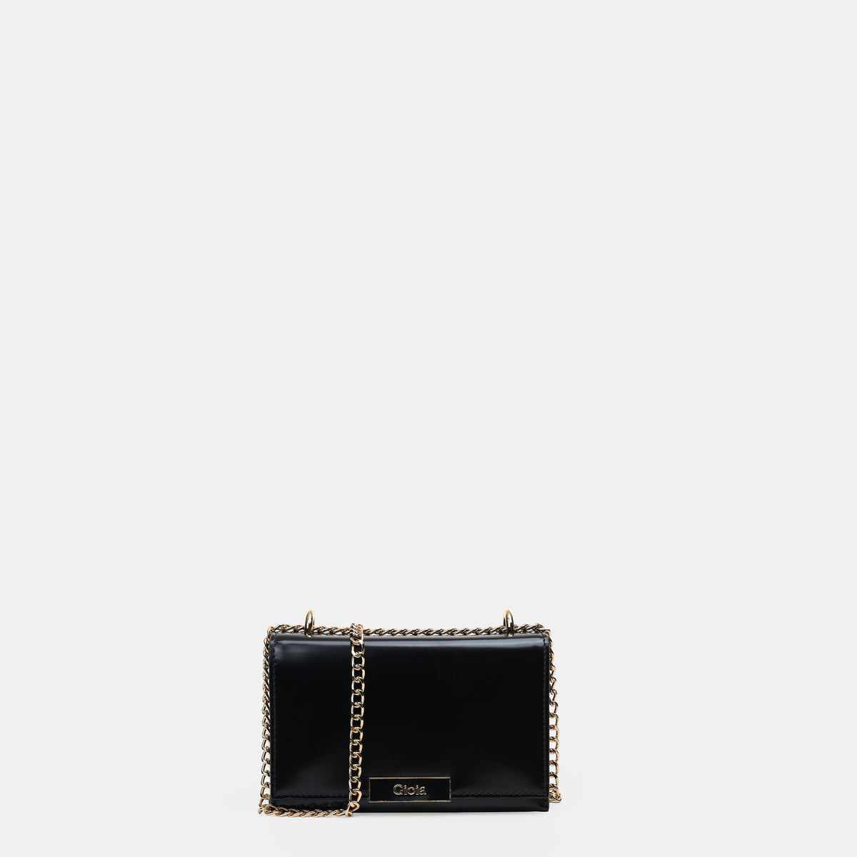 The Gloss Edit Mini Bag#Color_Black