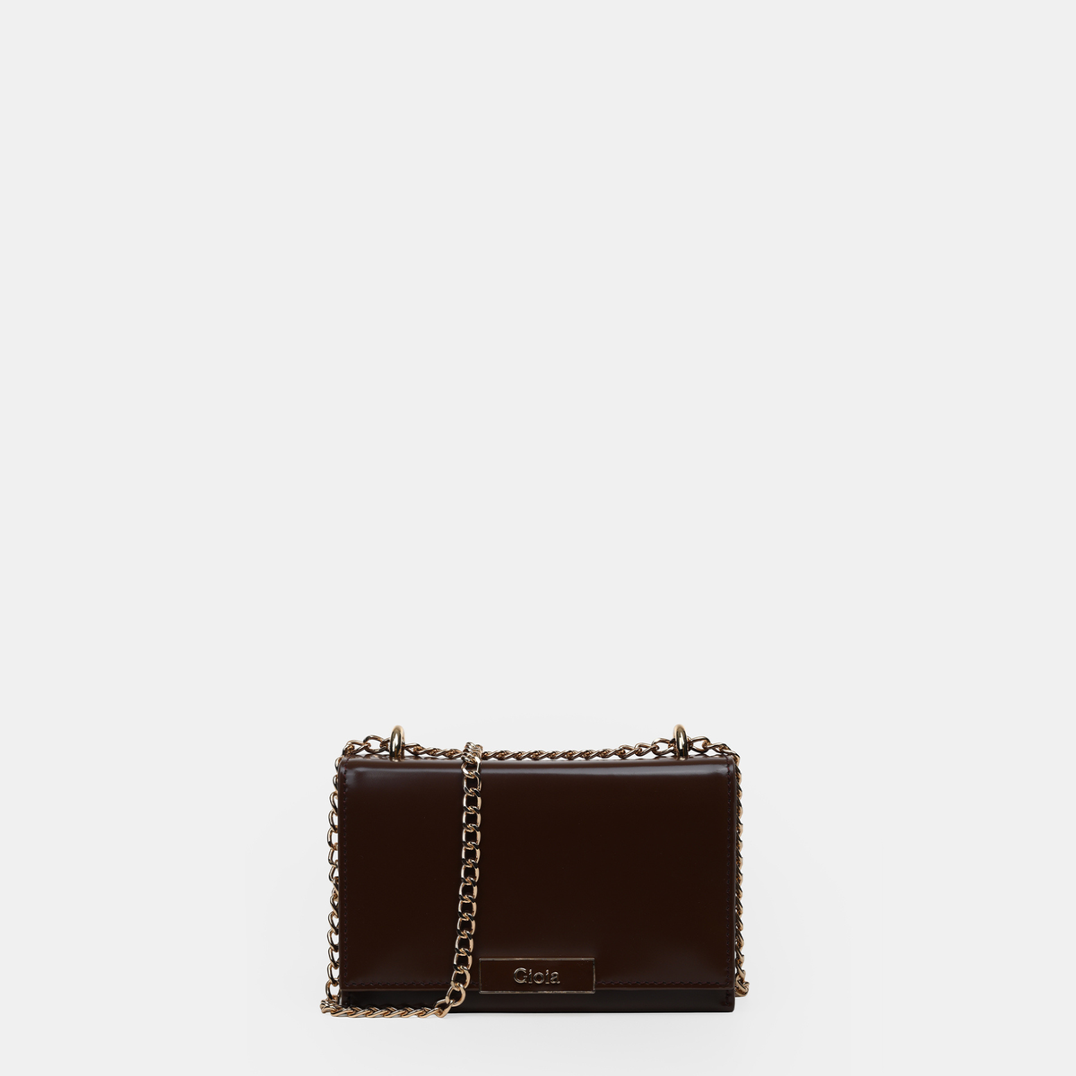 The Gloss Edit Mini Bag#Color_Brown