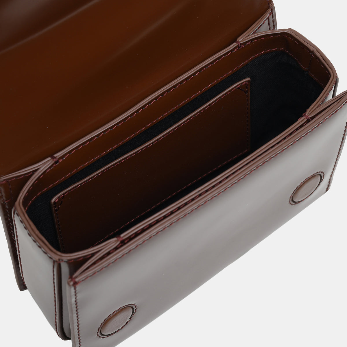 The Gloss Edit Mini Bag#Color_Brown