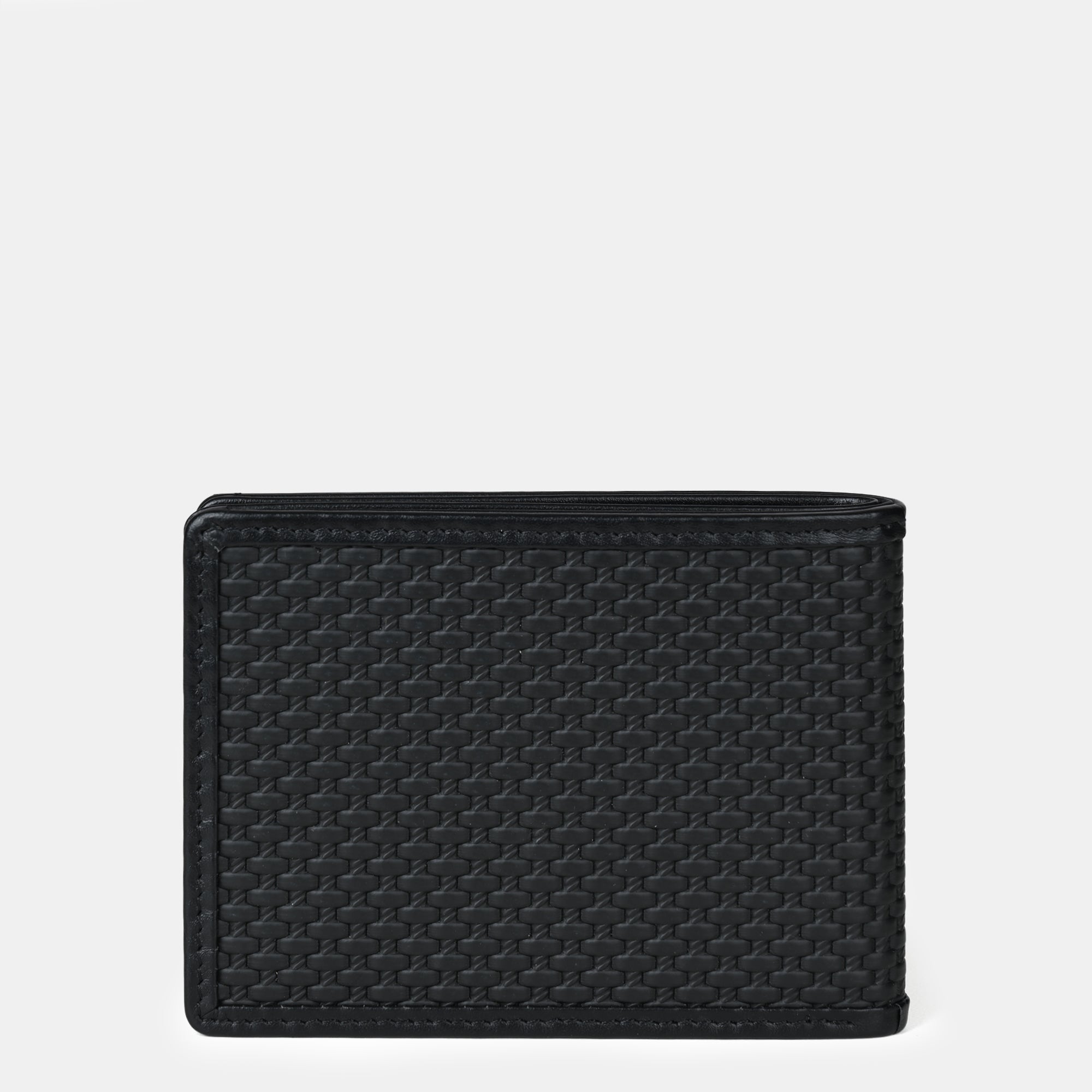 Italian Textured Leather Mini Bifold Wallet 6cc
