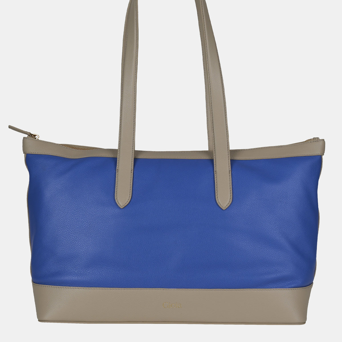 Kate Shopper Shoulder Bag#Color_Blue Cream
