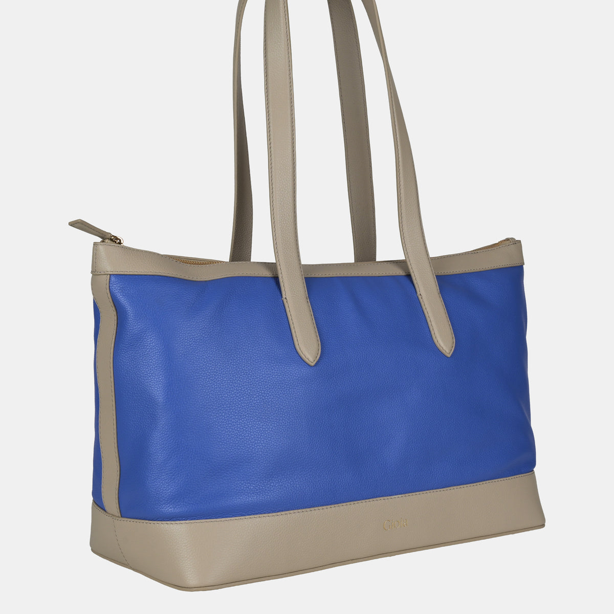 Kate Shopper Shoulder Bag#Color_Blue Cream