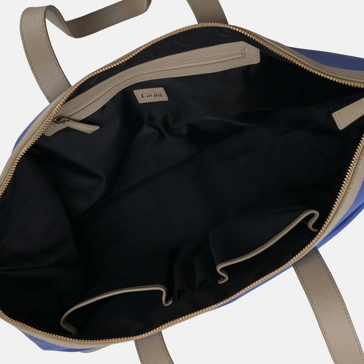 Kate Shopper Shoulder Bag#Color_Blue Cream