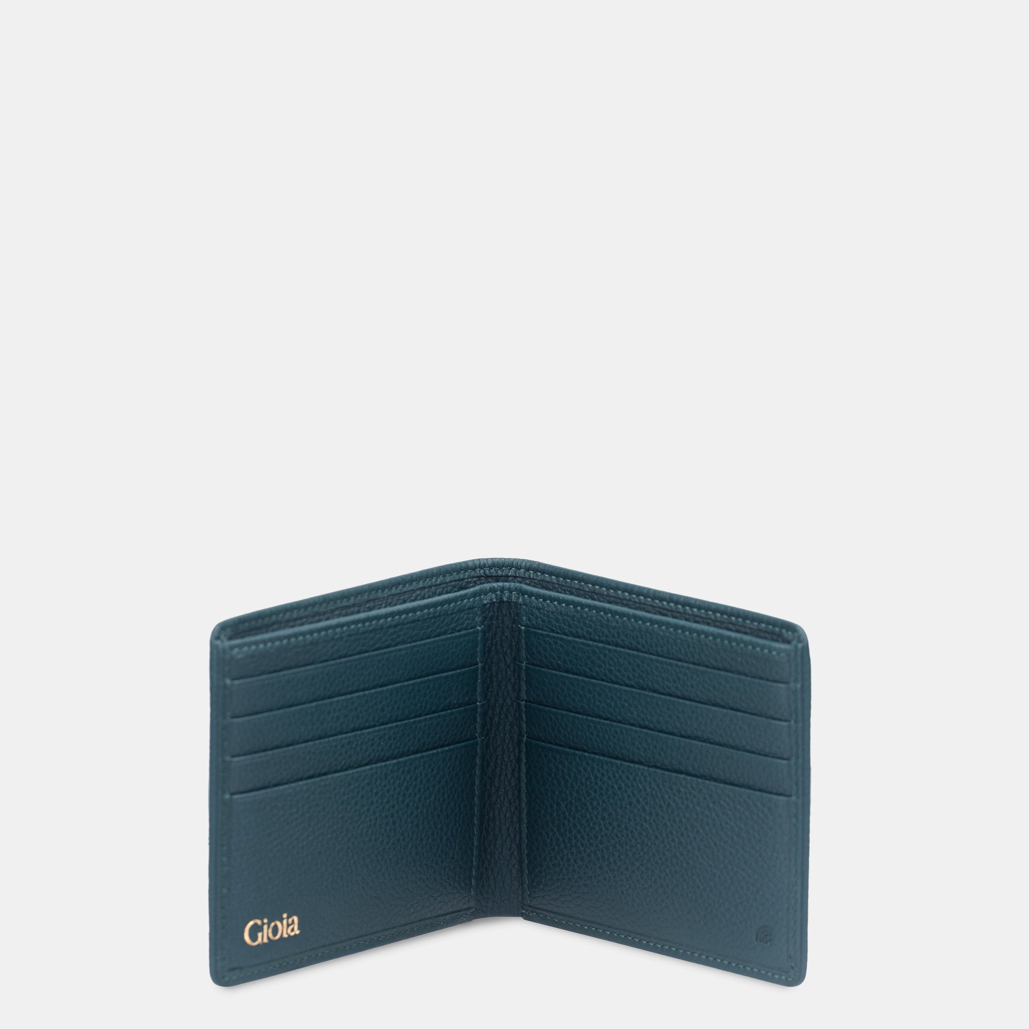 Lorenzo Bifold Wallet 8cc#Color_Dark Green