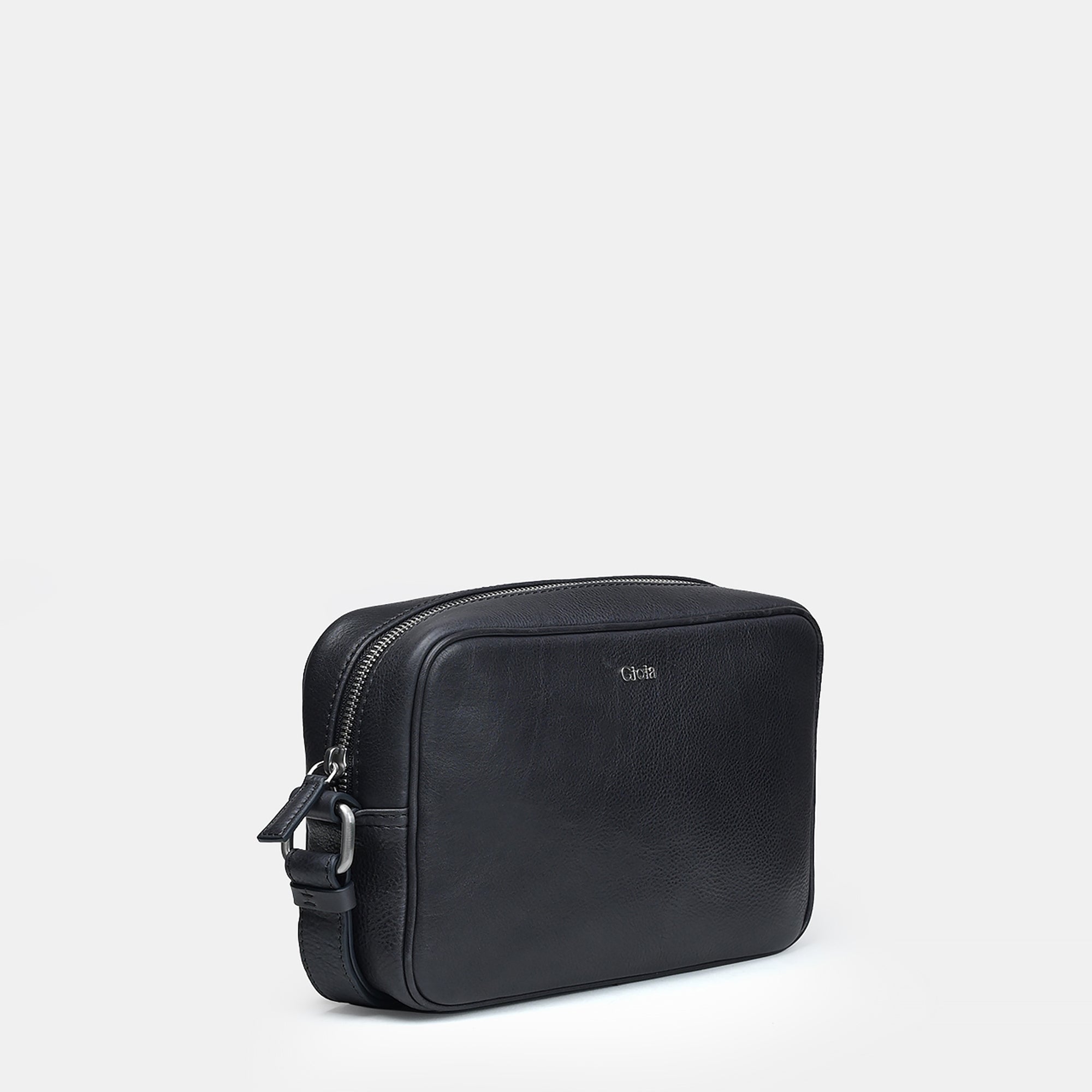 Louis Leather Crossbody Bag#Color_Navy