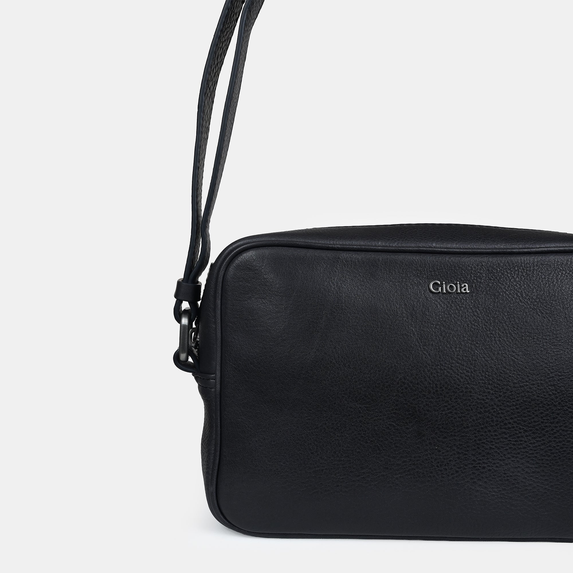 Louis Leather Crossbody Bag#Color_Navy
