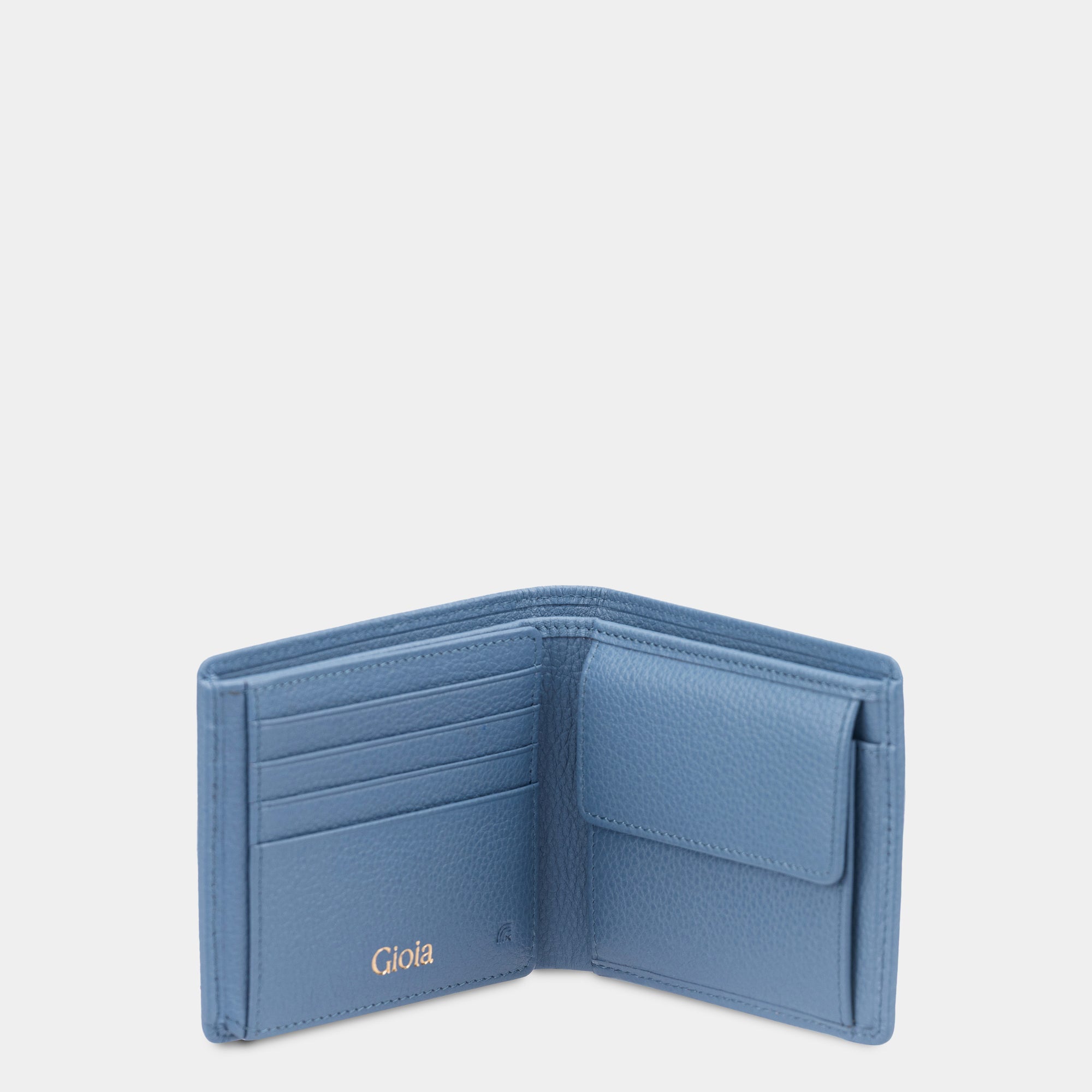 Lorenzo Wallet 8cc with ID slot#Color_Denim