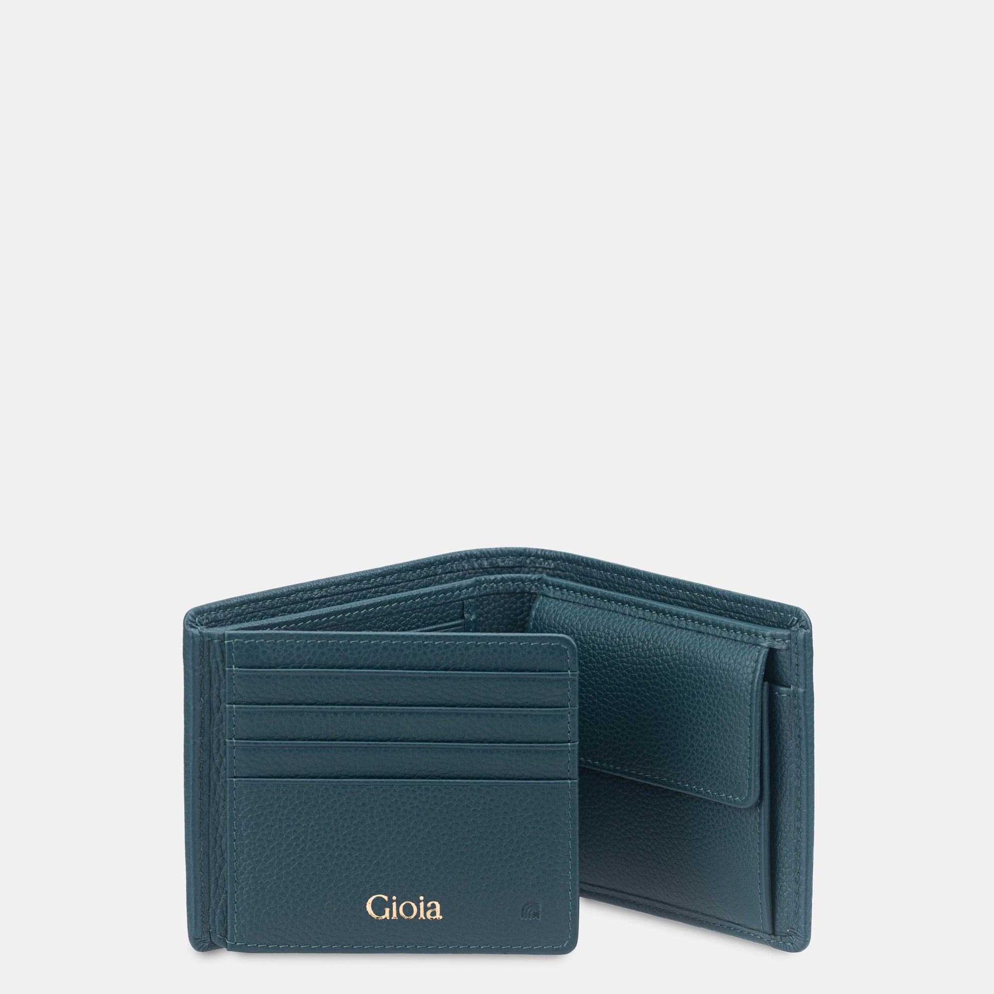 Lorenzo Wallet 8cc with ID slot#Color_Dark Green