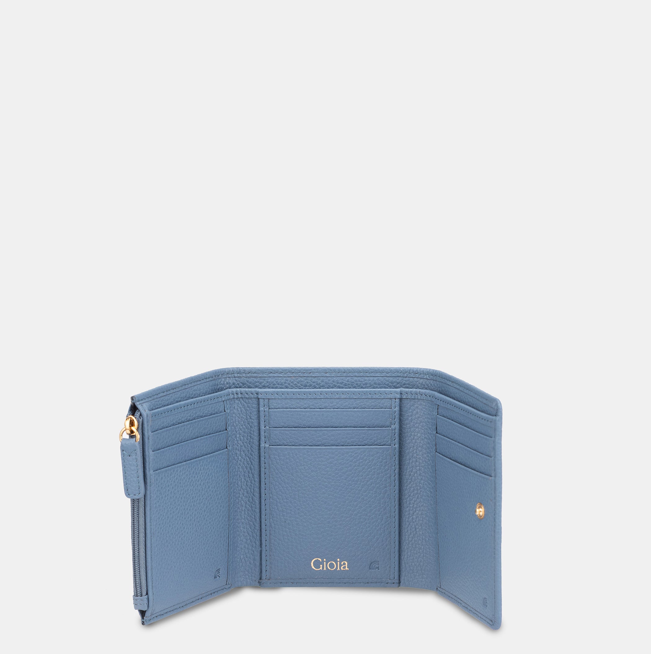 Lorenzo Trifold Wallet 9cc#Color_Denim