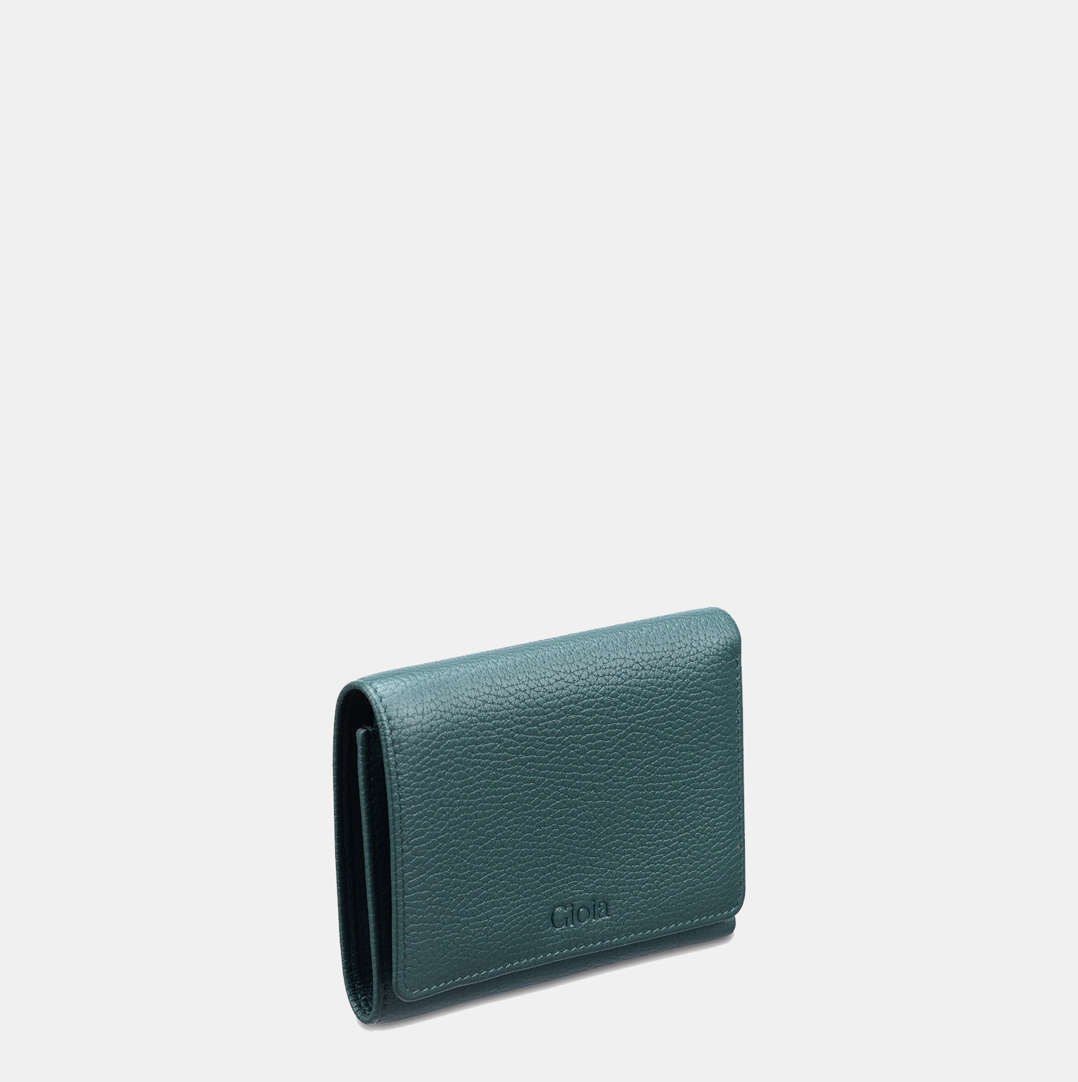 Lorenzo Trifold Wallet 9cc#Color_Dark Green