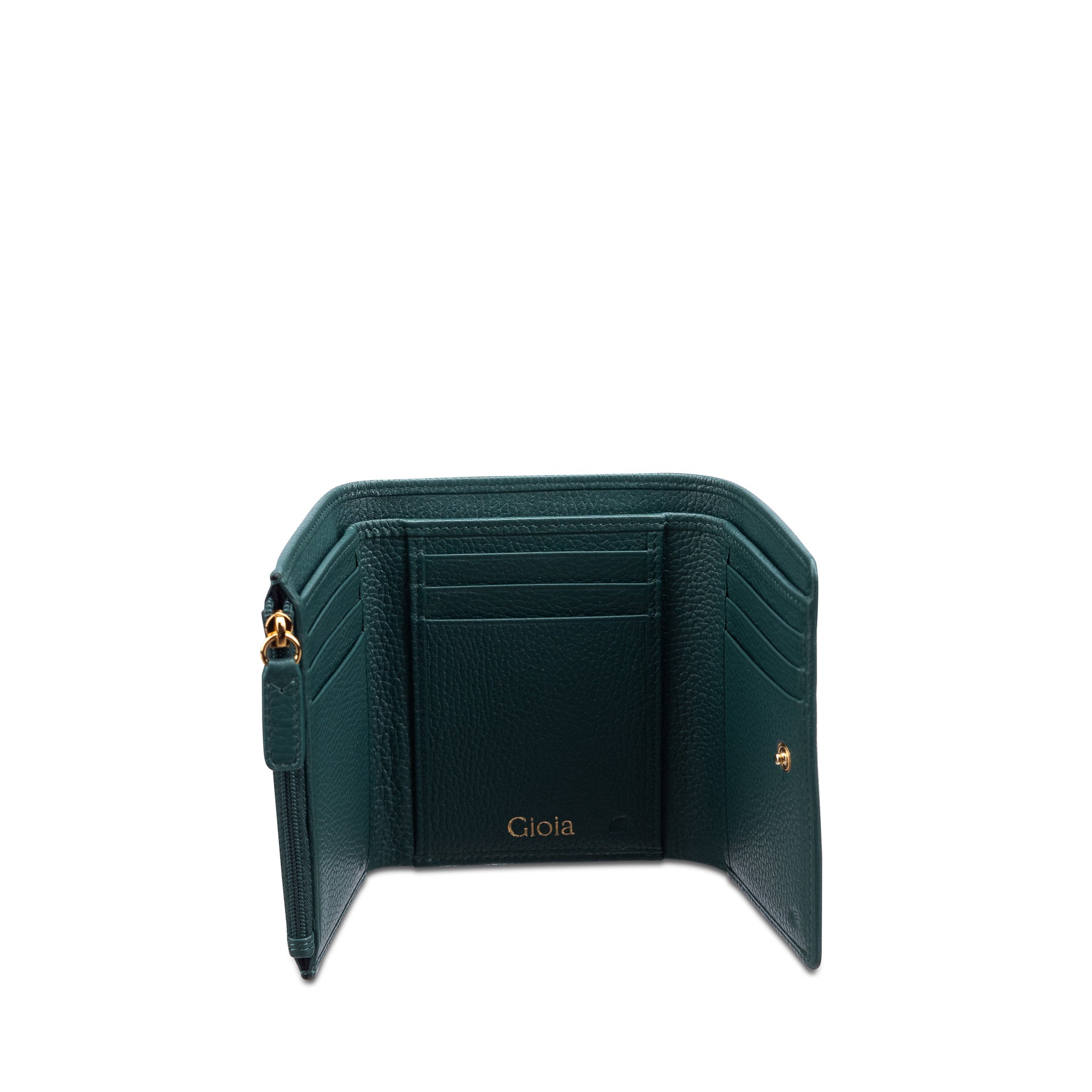 Lorenzo Trifold Wallet 9cc#Color_Dark Green