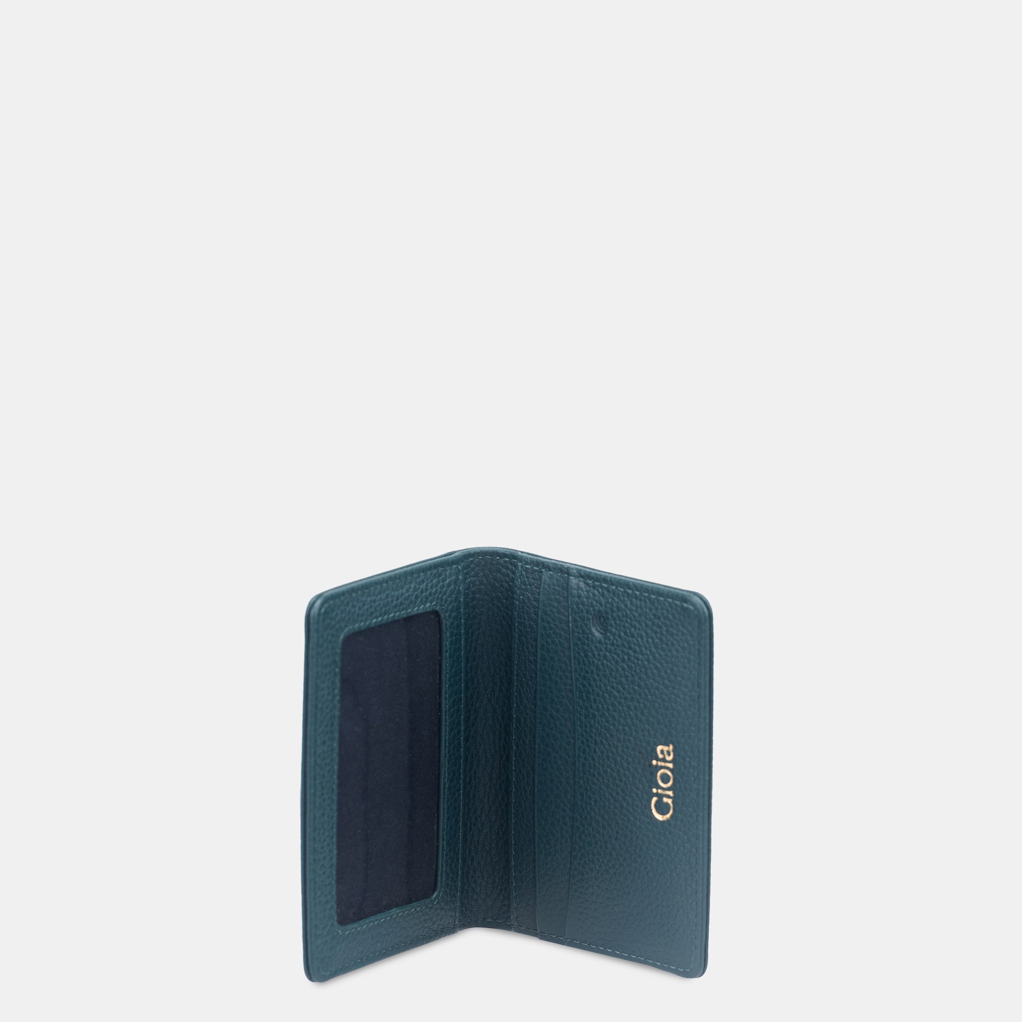 Lorenzo Cardholder 3cc with ID slot#Color_Dark Green