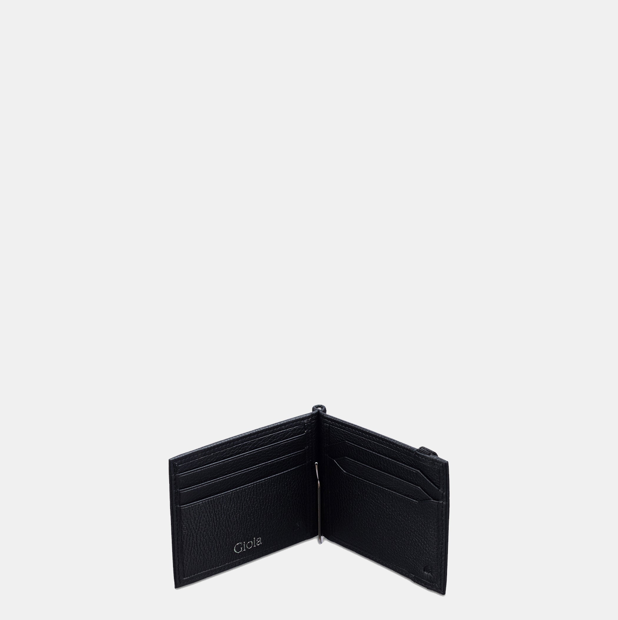 Lorenzo Money Clip Wallet 6cc#Color_Black