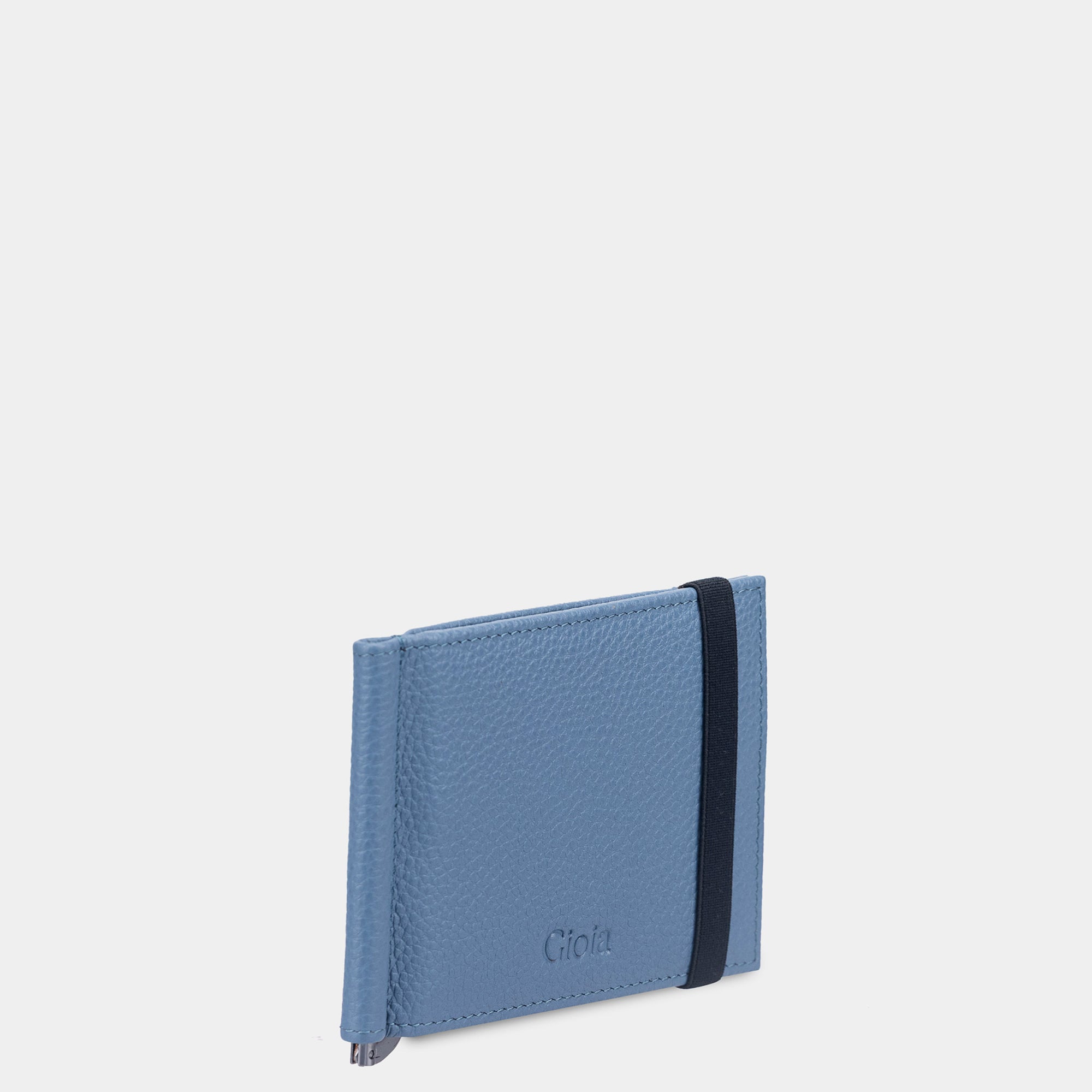 Lorenzo Money Clip Wallet 6cc#Color_Denim