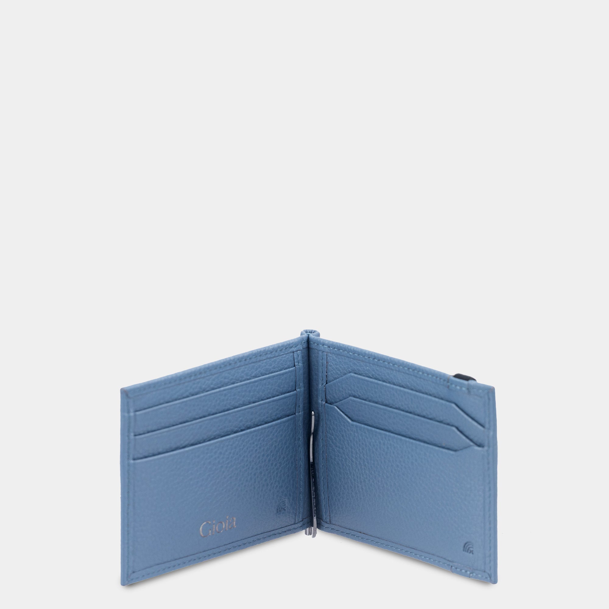 Lorenzo Money Clip Wallet 6cc#Color_Denim