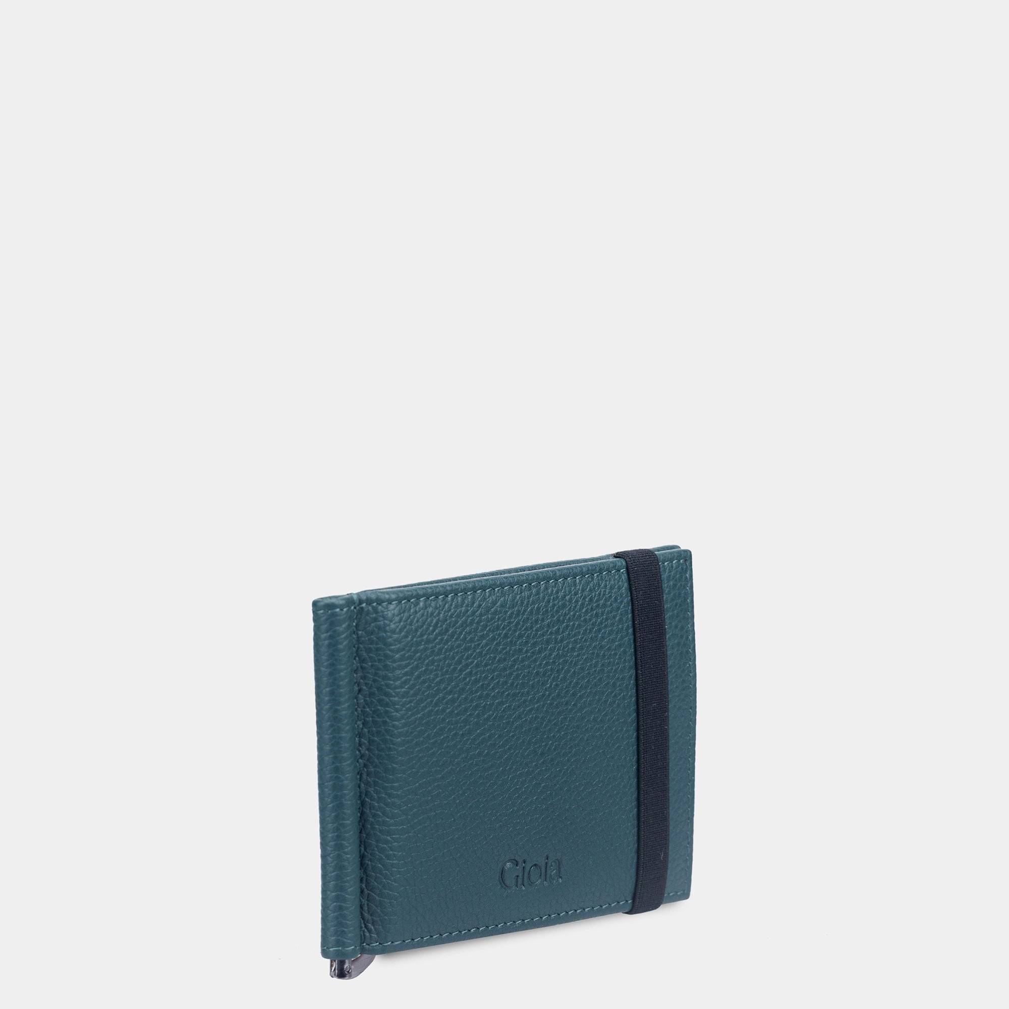 Lorenzo Money Clip Wallet 6cc#Color_Dark Green