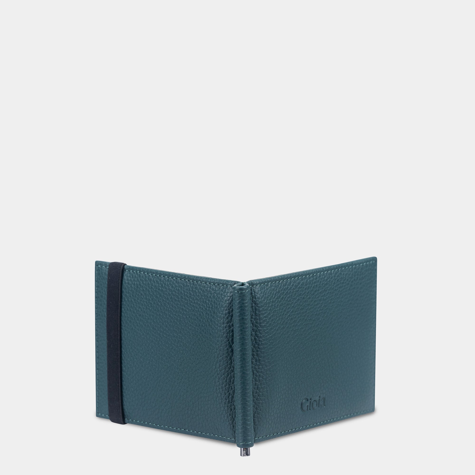 Lorenzo Money Clip Wallet 6cc#Color_Dark Green
