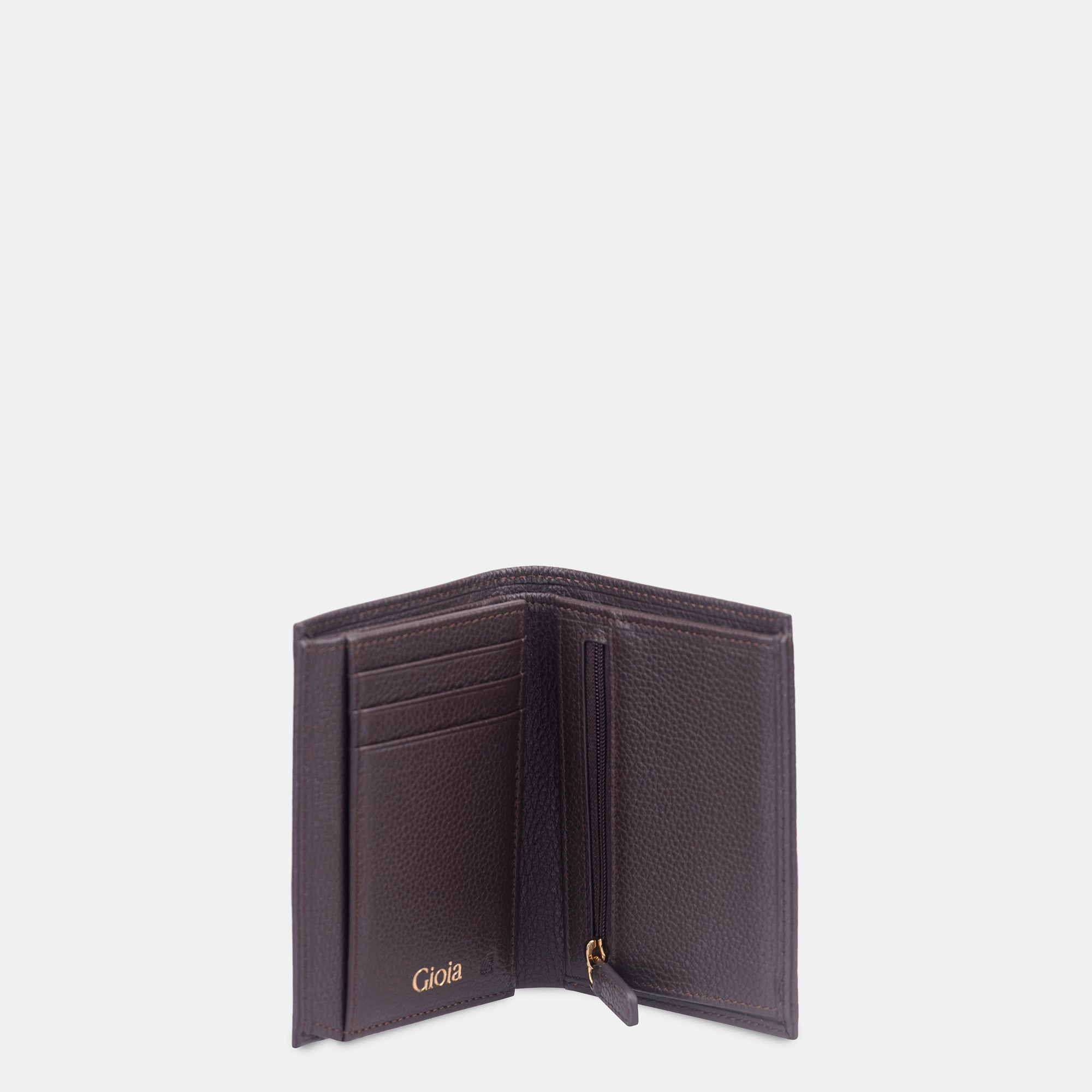 Lorenzo Trifold Ⅱ Wallet 6cc with ID slot#Color_Café