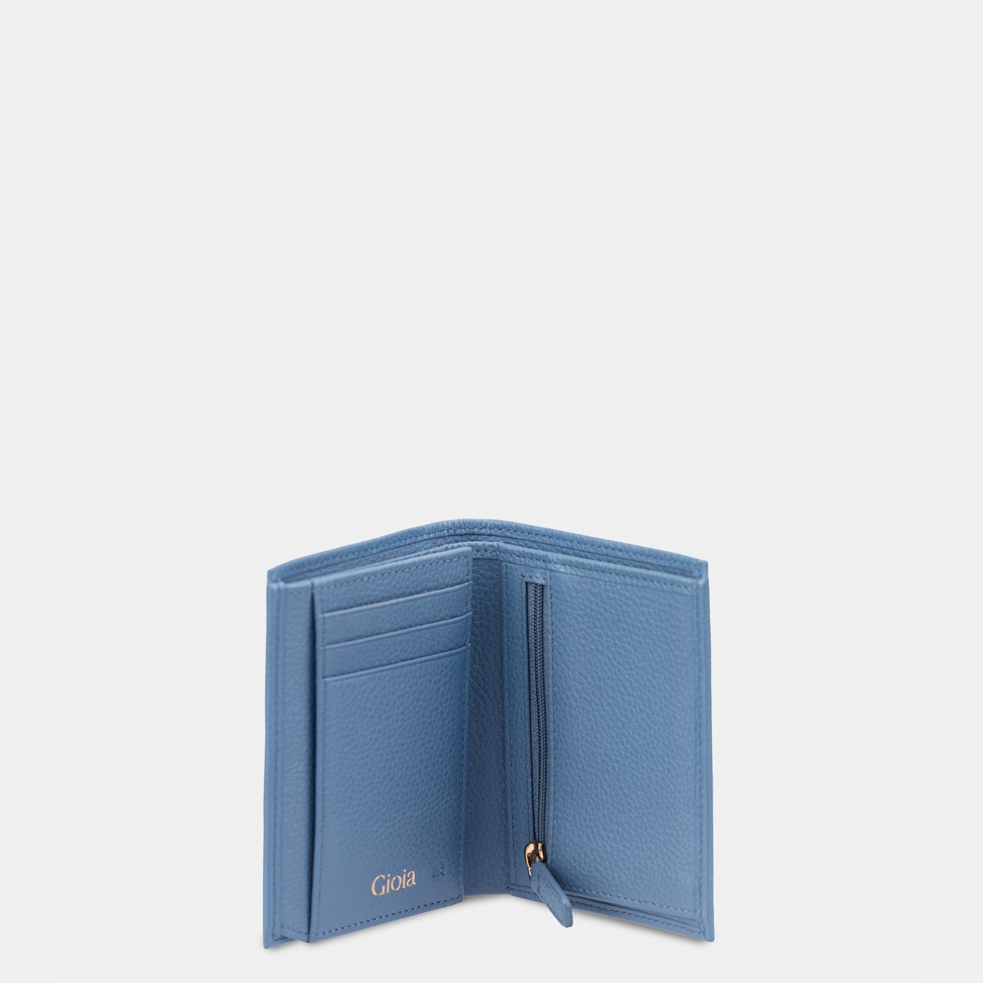 Lorenzo Trifold Ⅱ Wallet 6cc with ID slot#Color_Denim