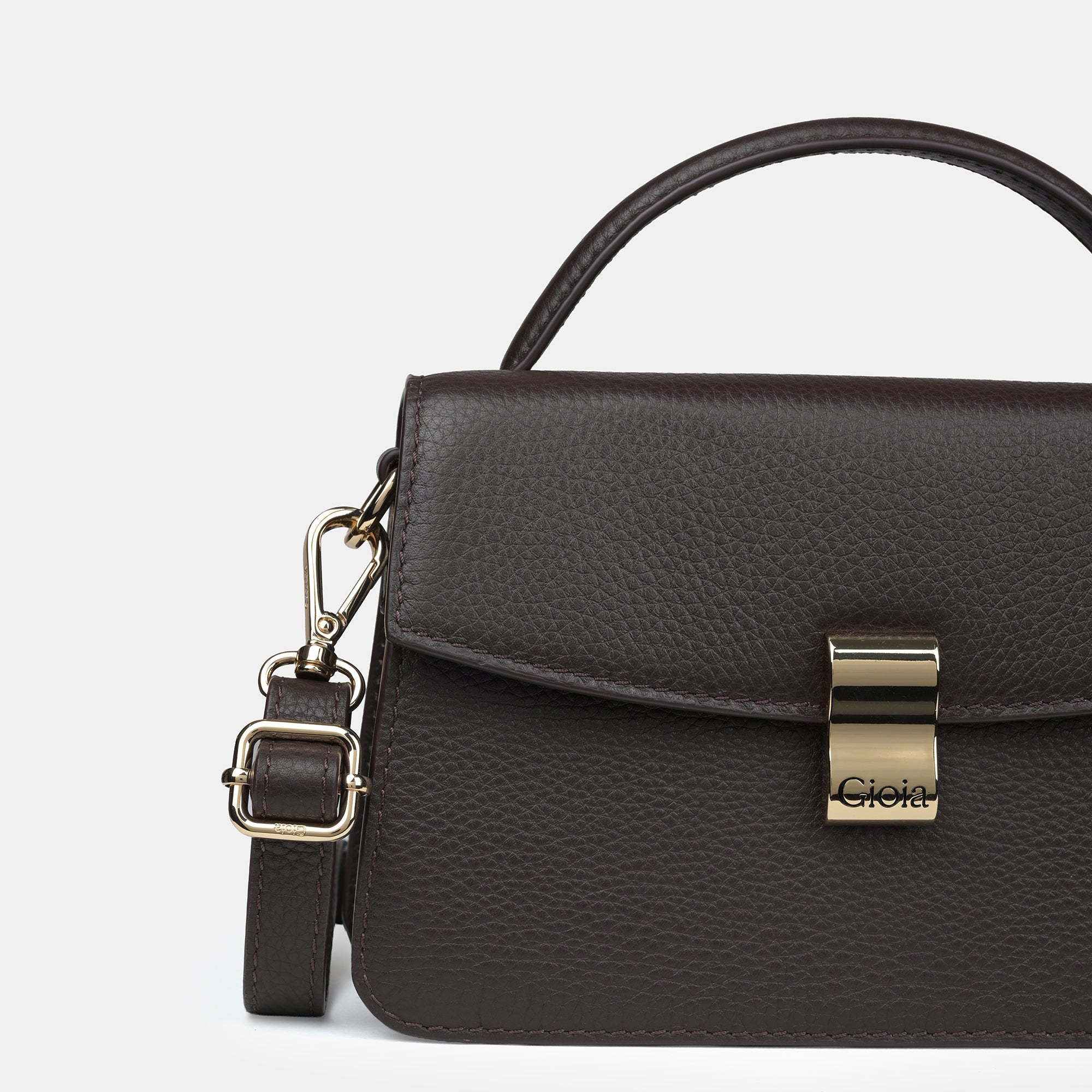 Maddox G Leather Small Crossbody#Color_Brown