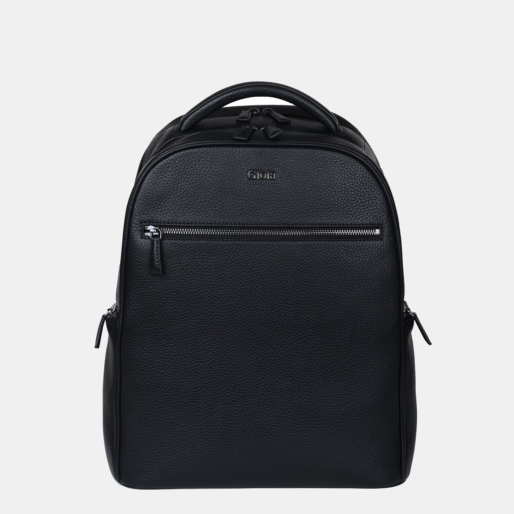 Mario Leather Backpack#Color_Black