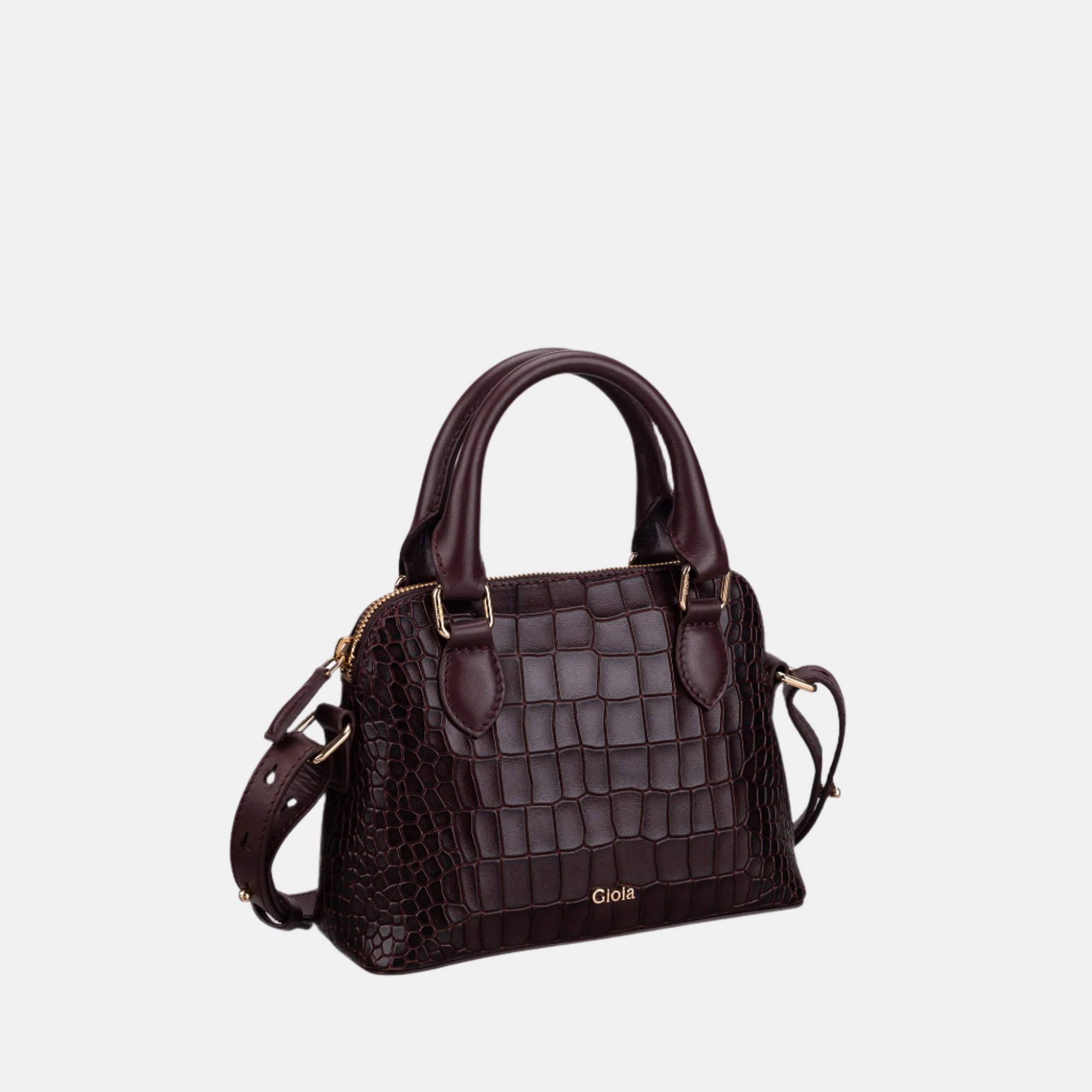 Angela Mini Grab#Color_Burgundy