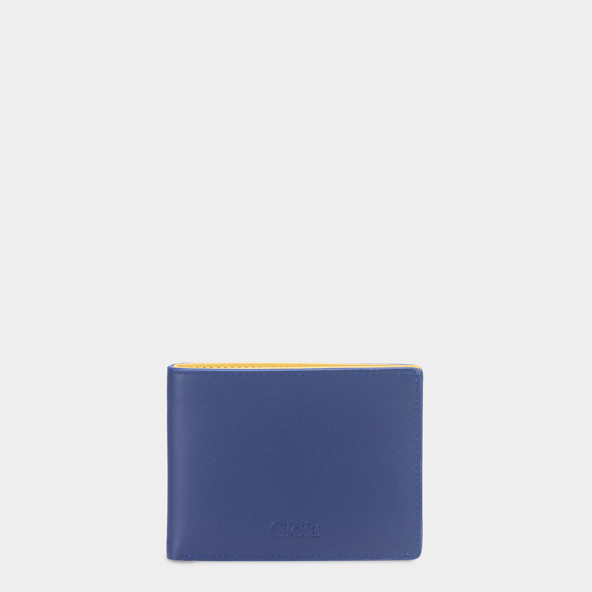 Multi-Color Mini Bifold Wallet 6cc#Color_Blue